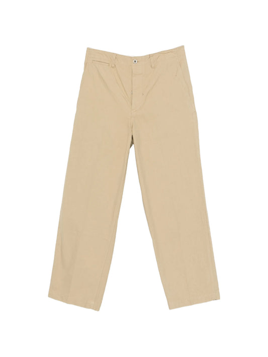 Broader chino trousers