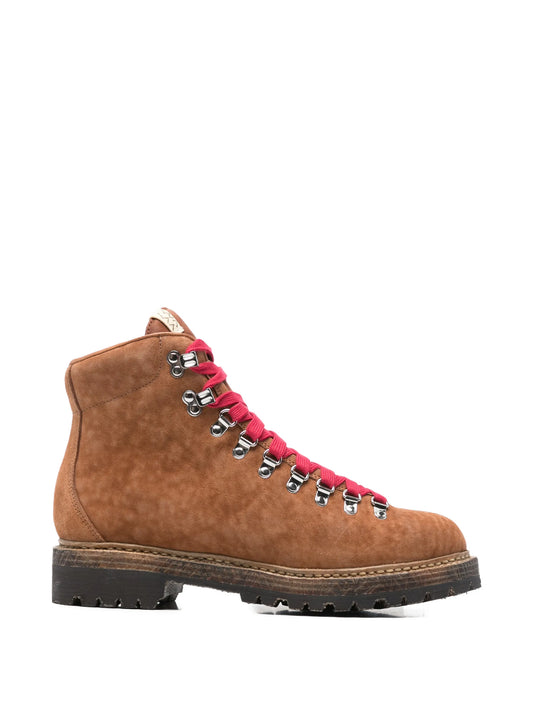 lace-up hiking boots
