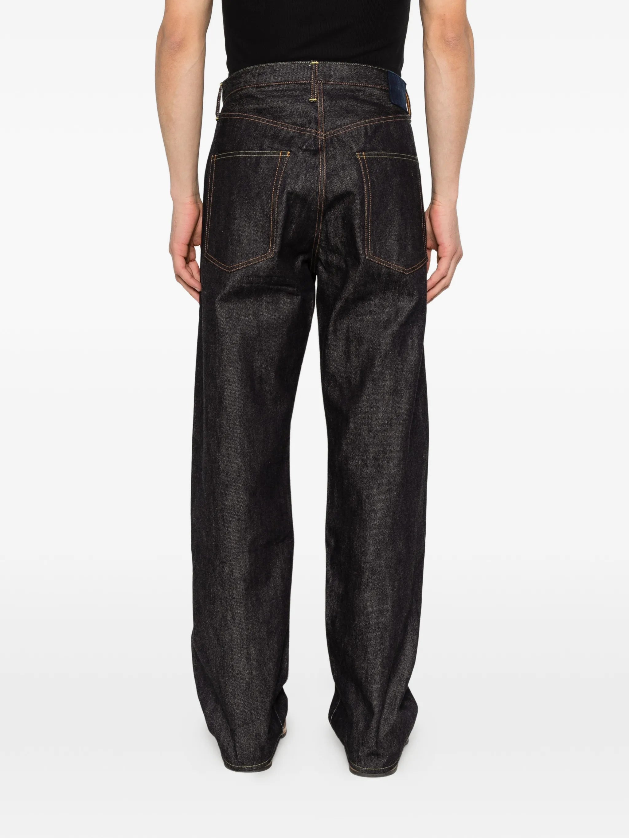 raw-finish jeans