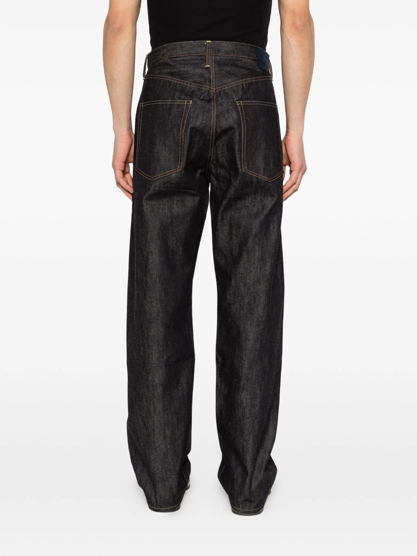 raw-finish jeans