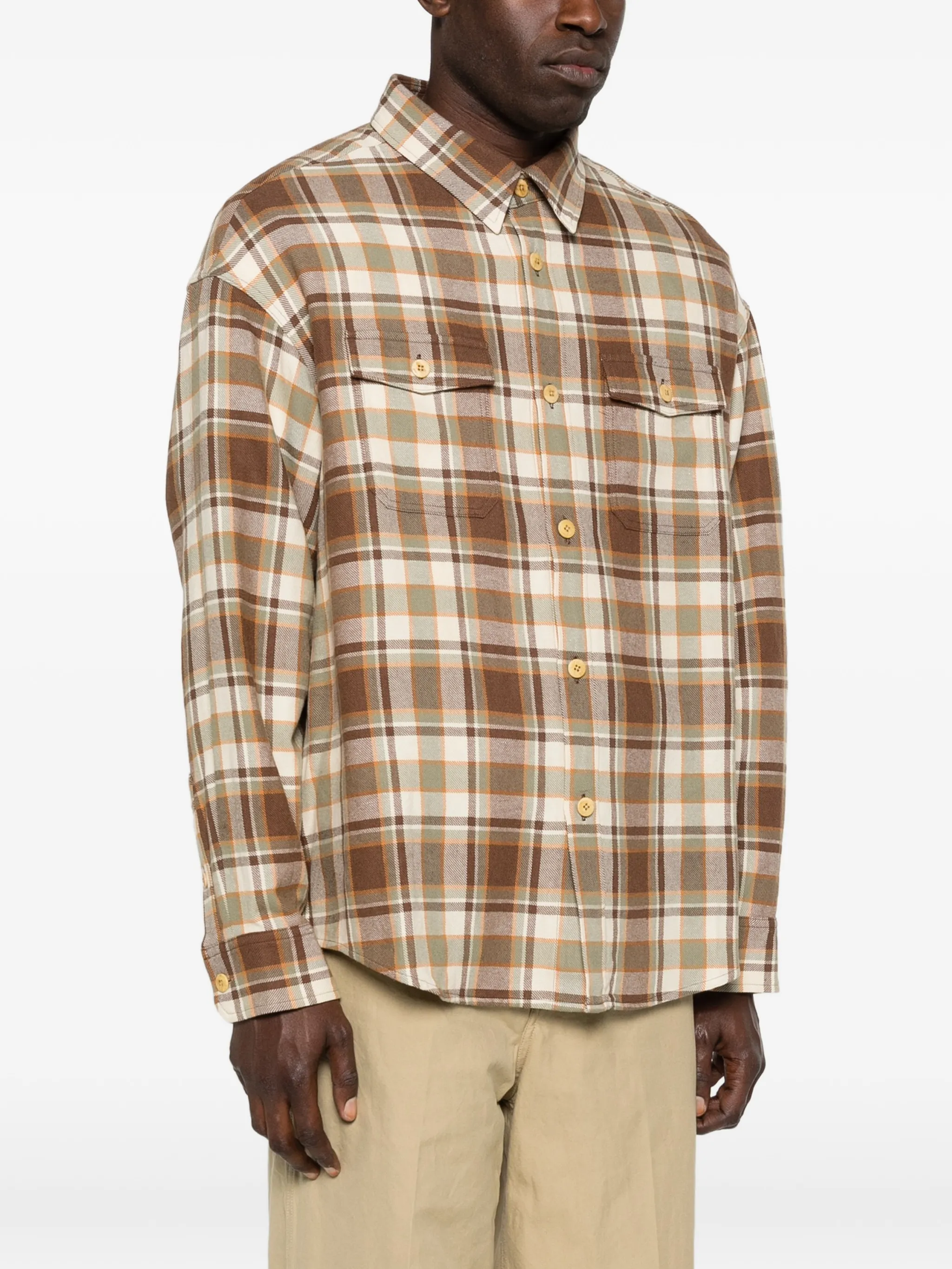 Lumber checked shirt