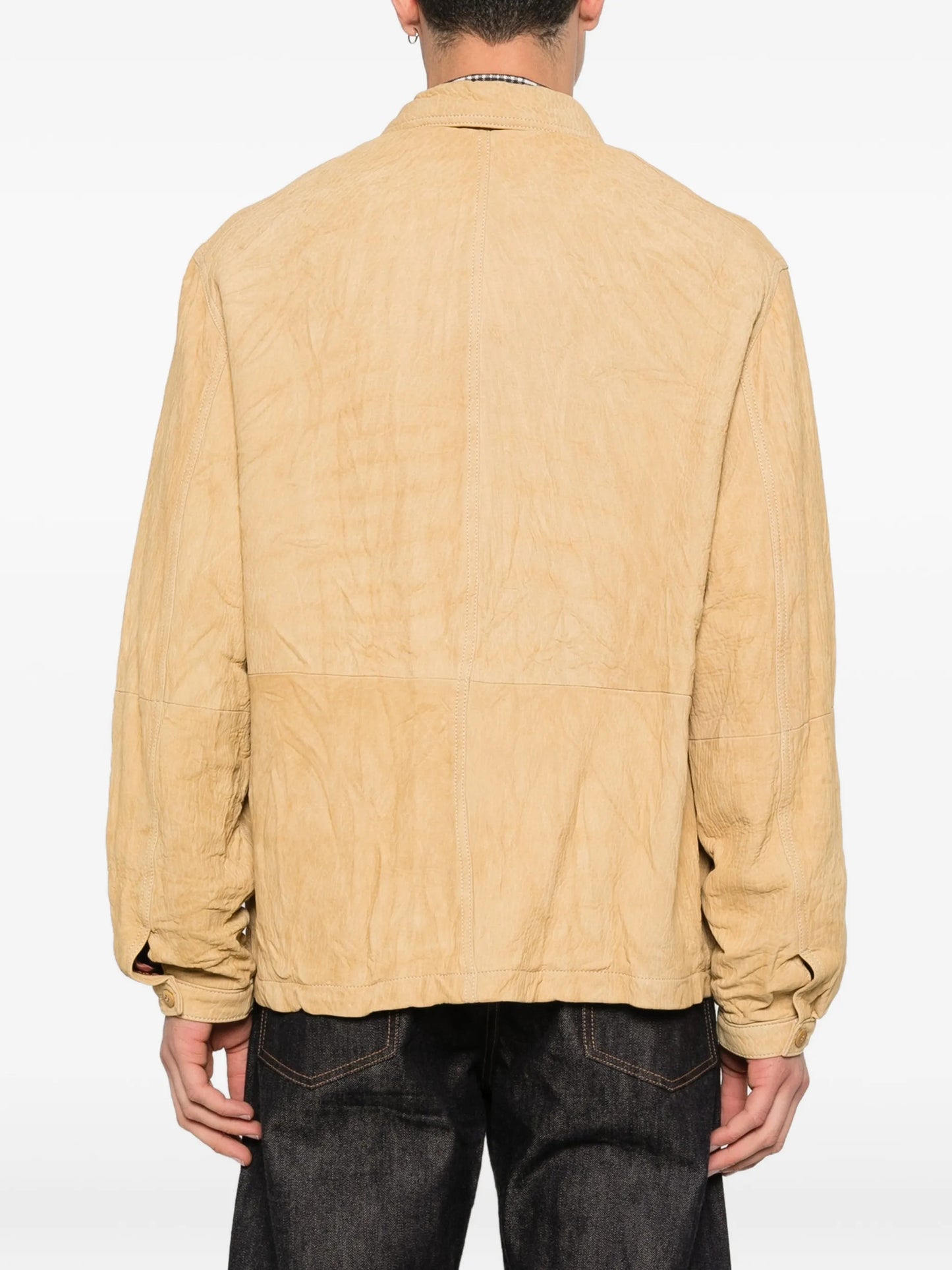patch-pocket travail coverall jacket