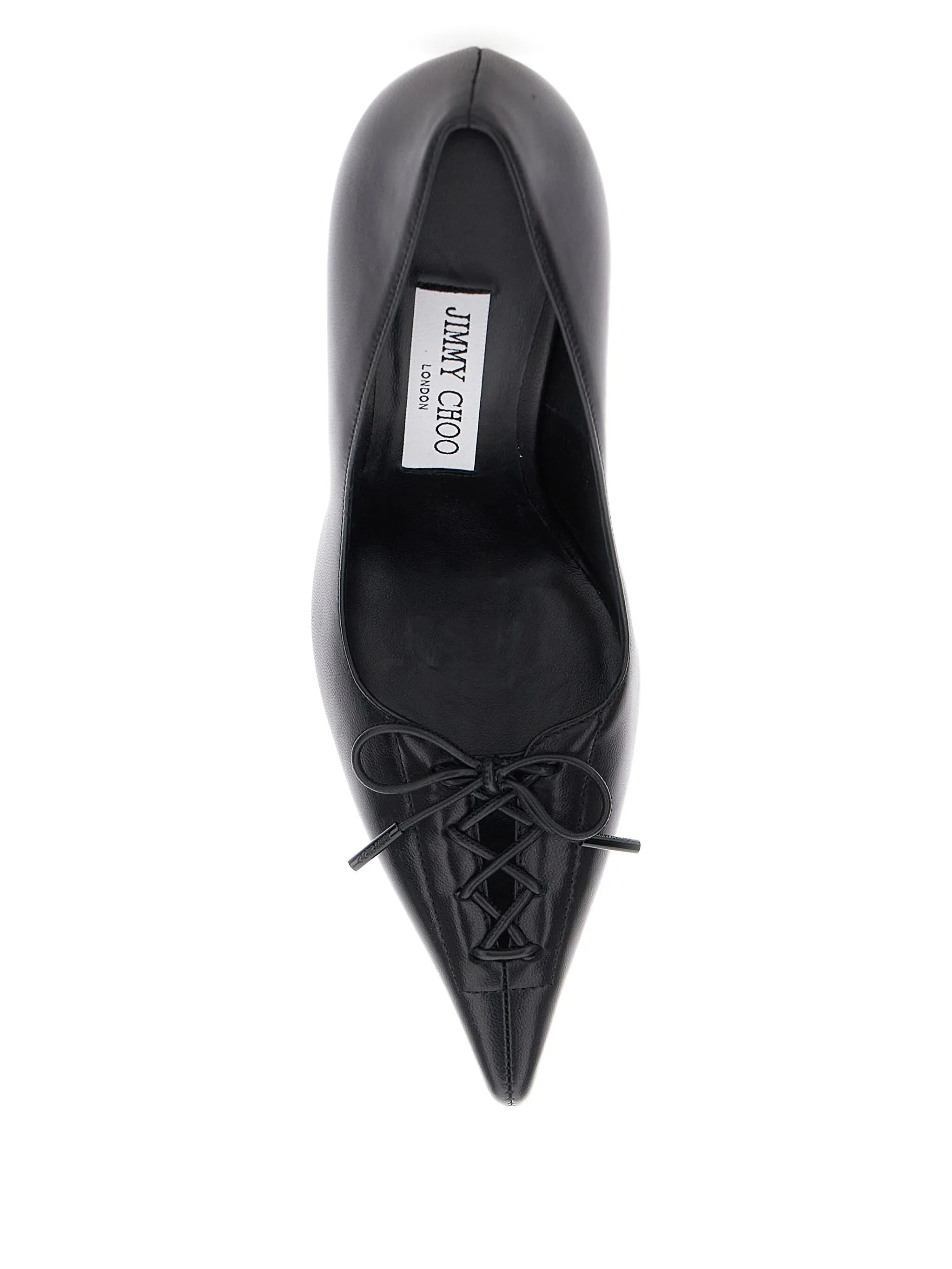 Scarlet lace-up pumps