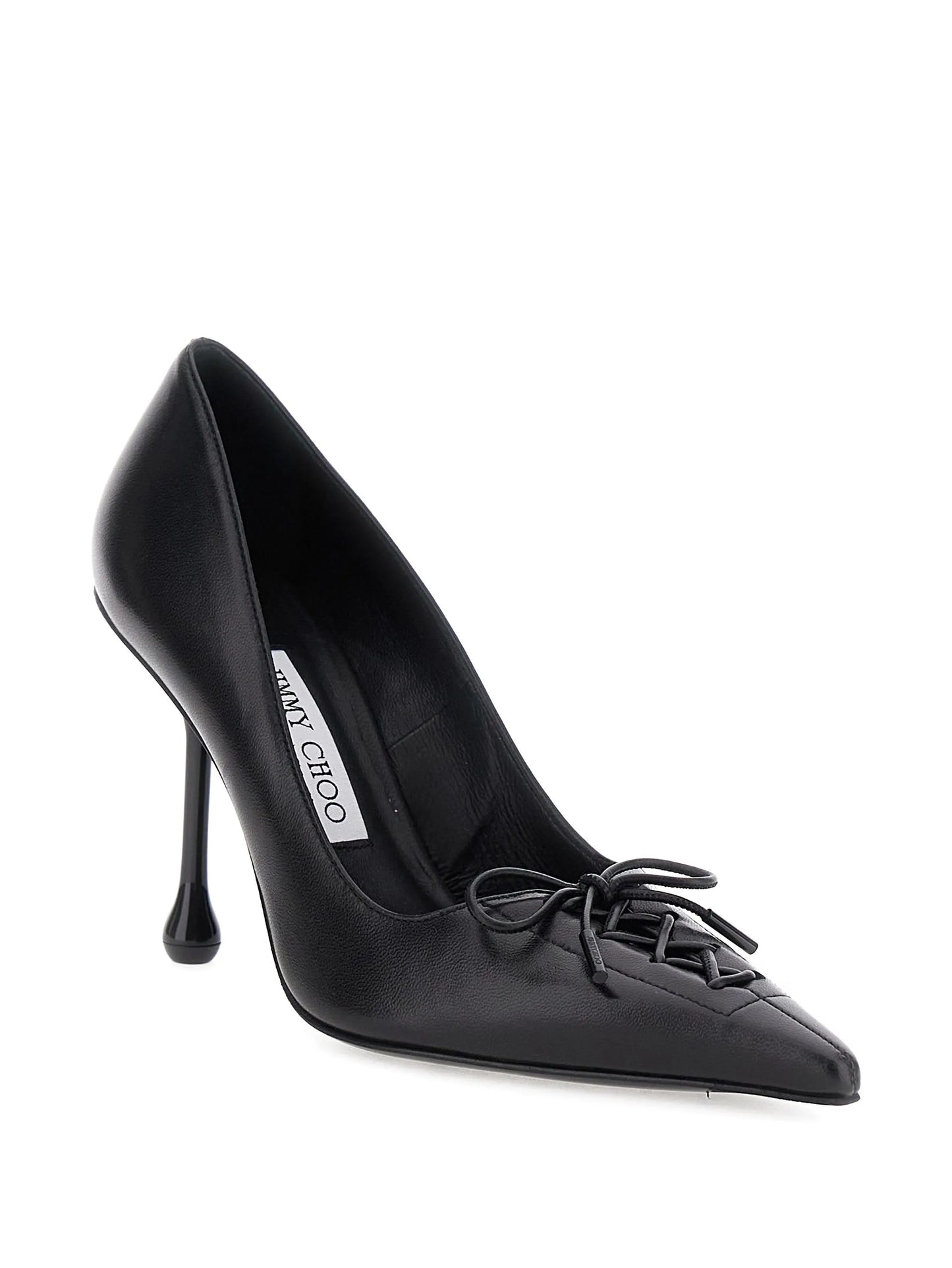 Scarlet lace-up pumps