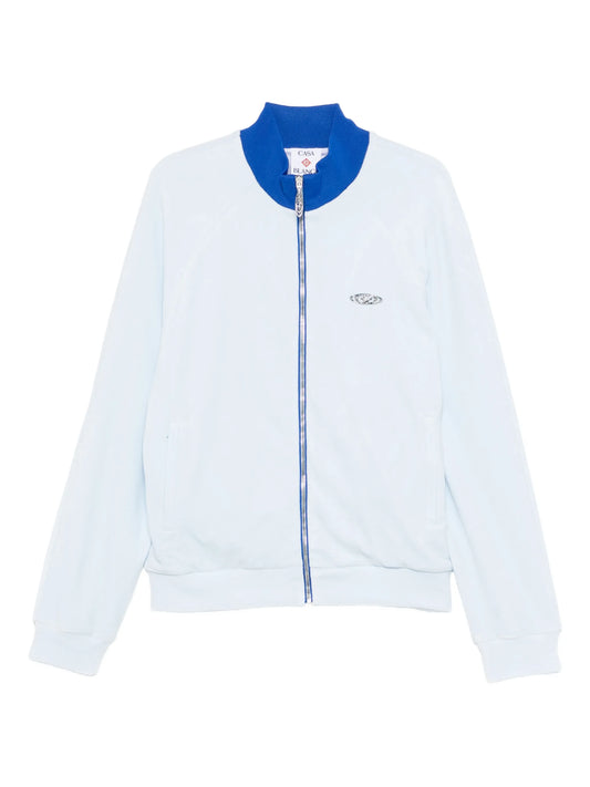 velour zip track jacket