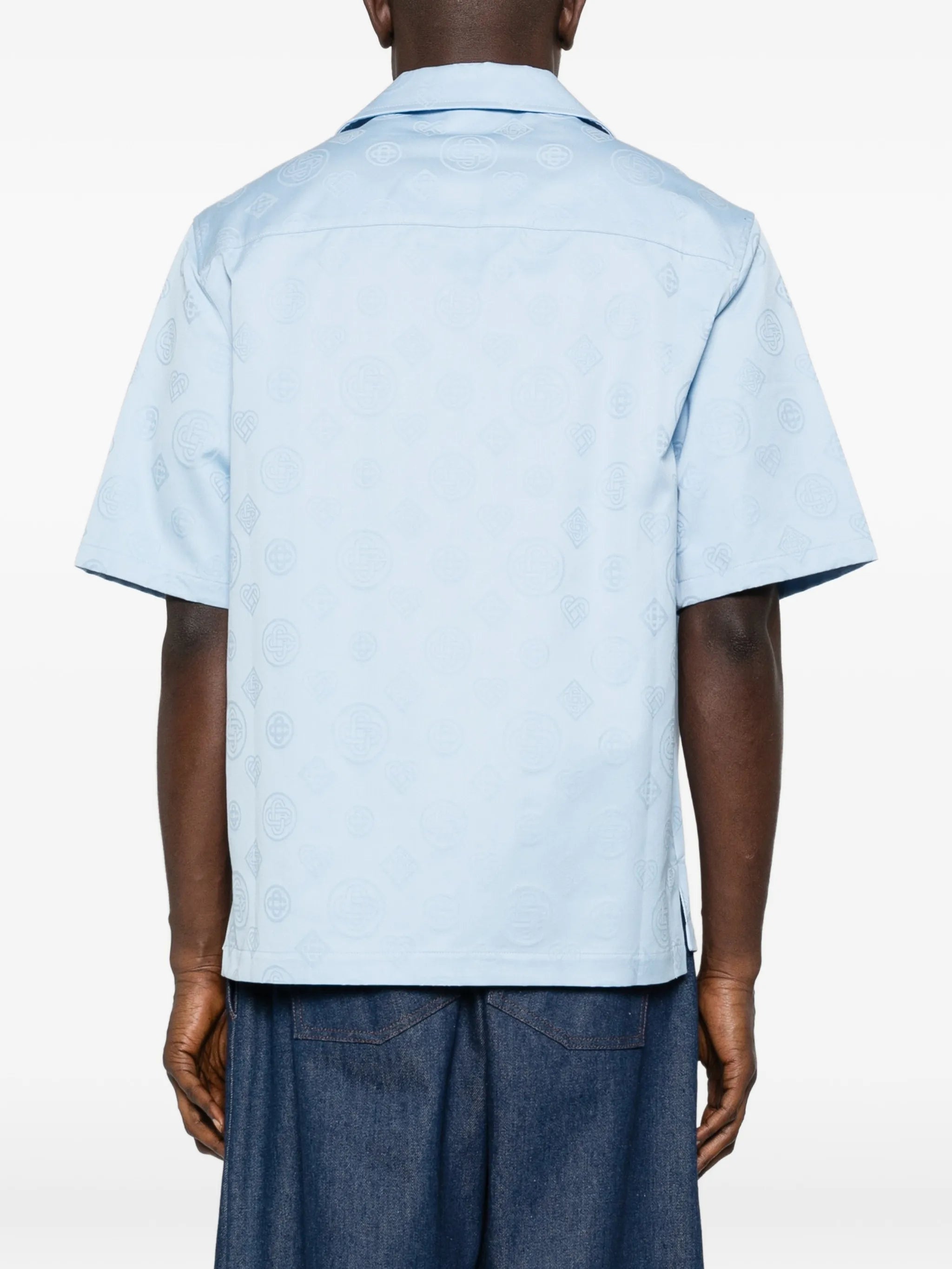 monogram short-sleeve shirt
