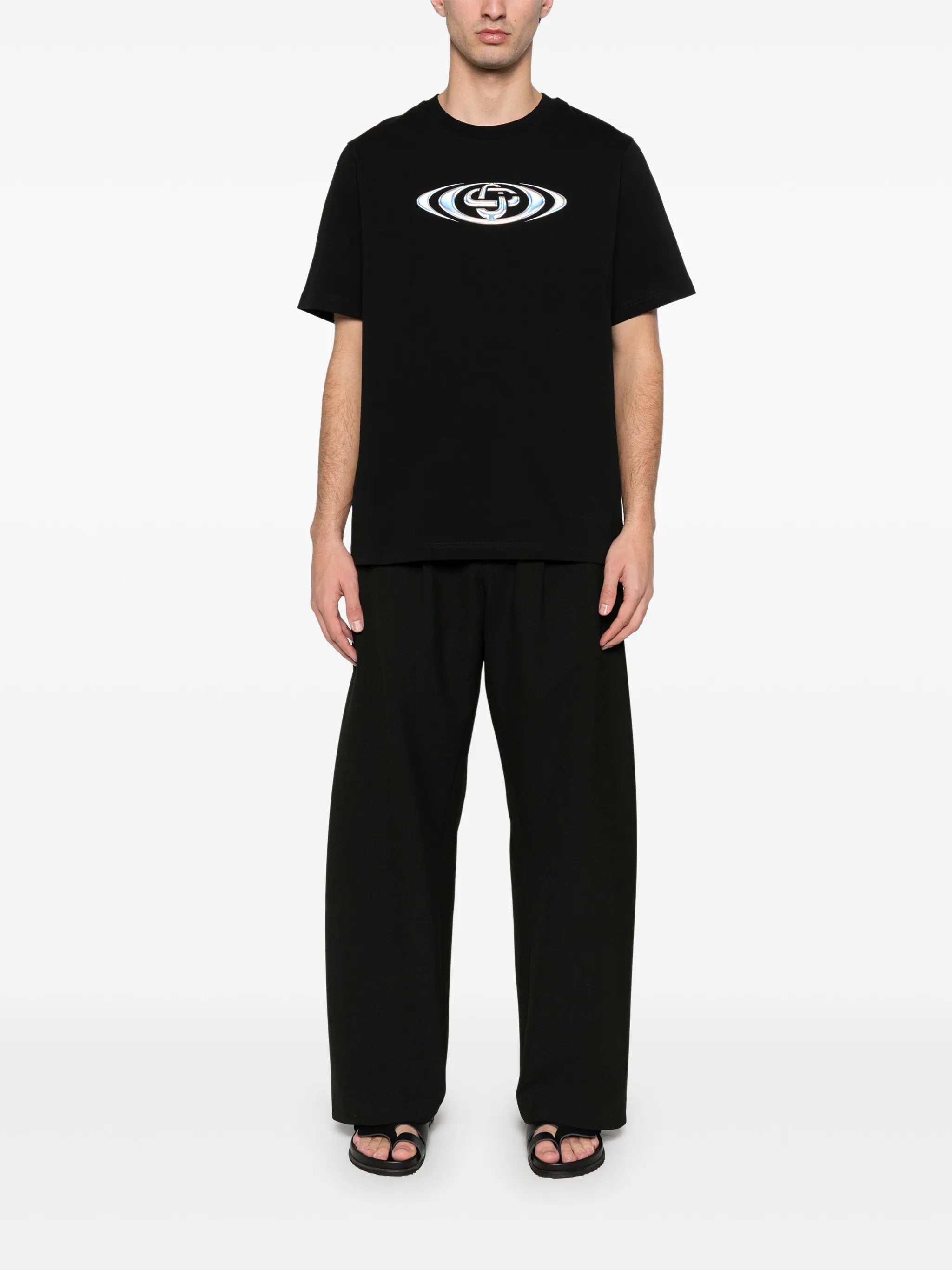 warped-logo classic T-shirt