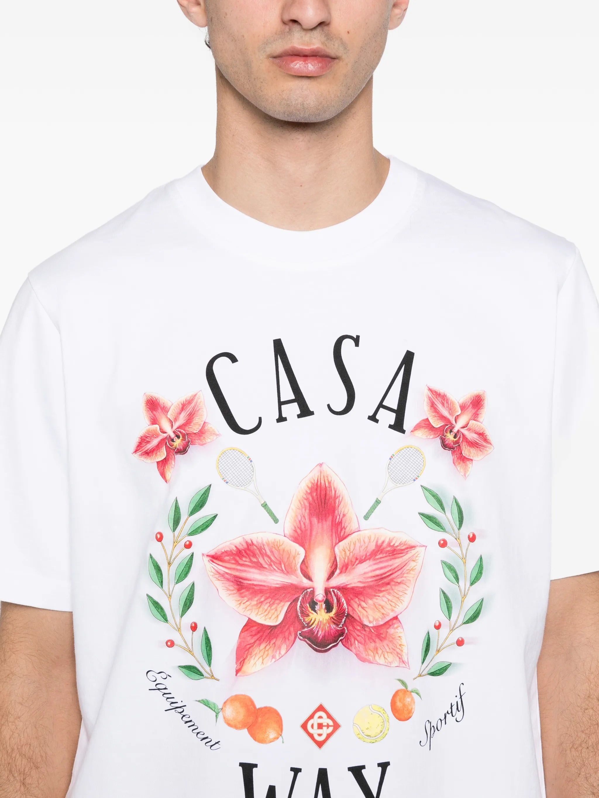 Orchid graphic classic T-shirt