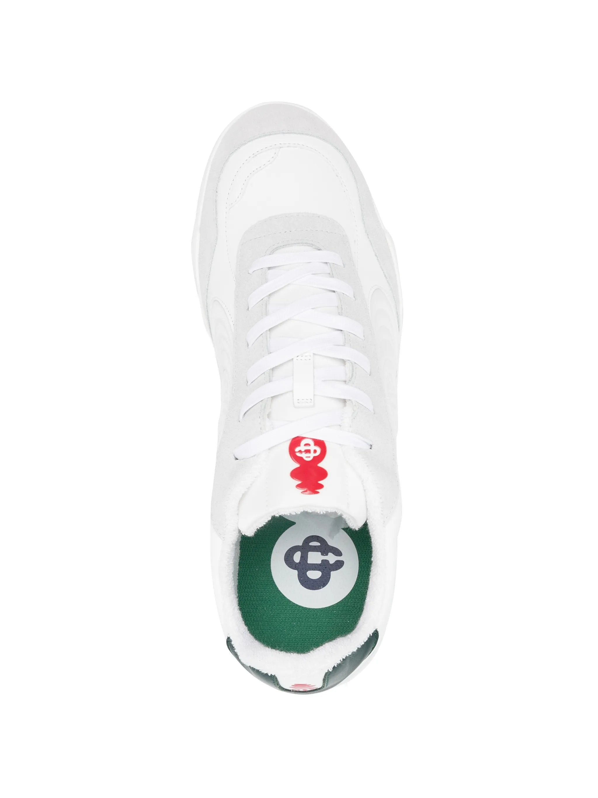 Squash logo-detail lace-up sneakers