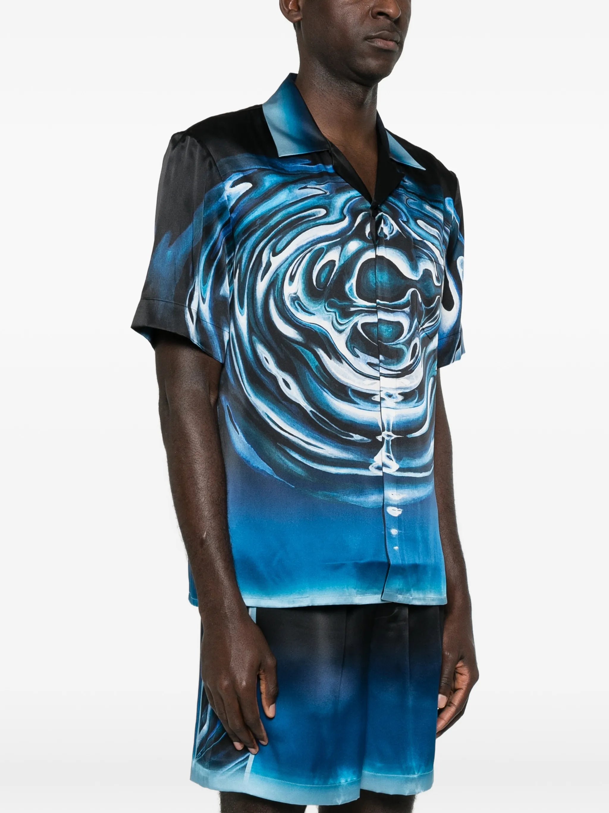 ripple cuban collar shirt