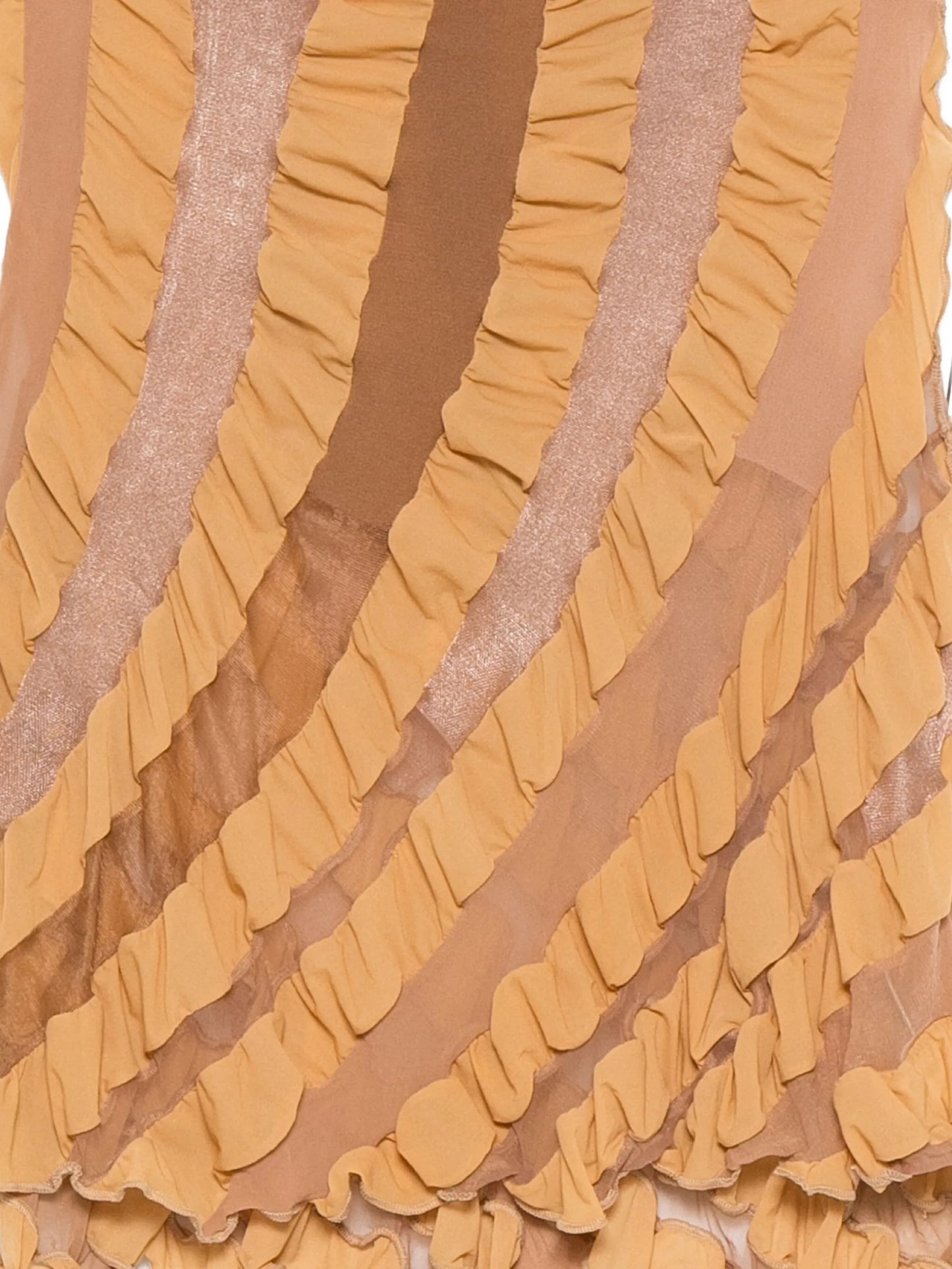 twisted ruffles top