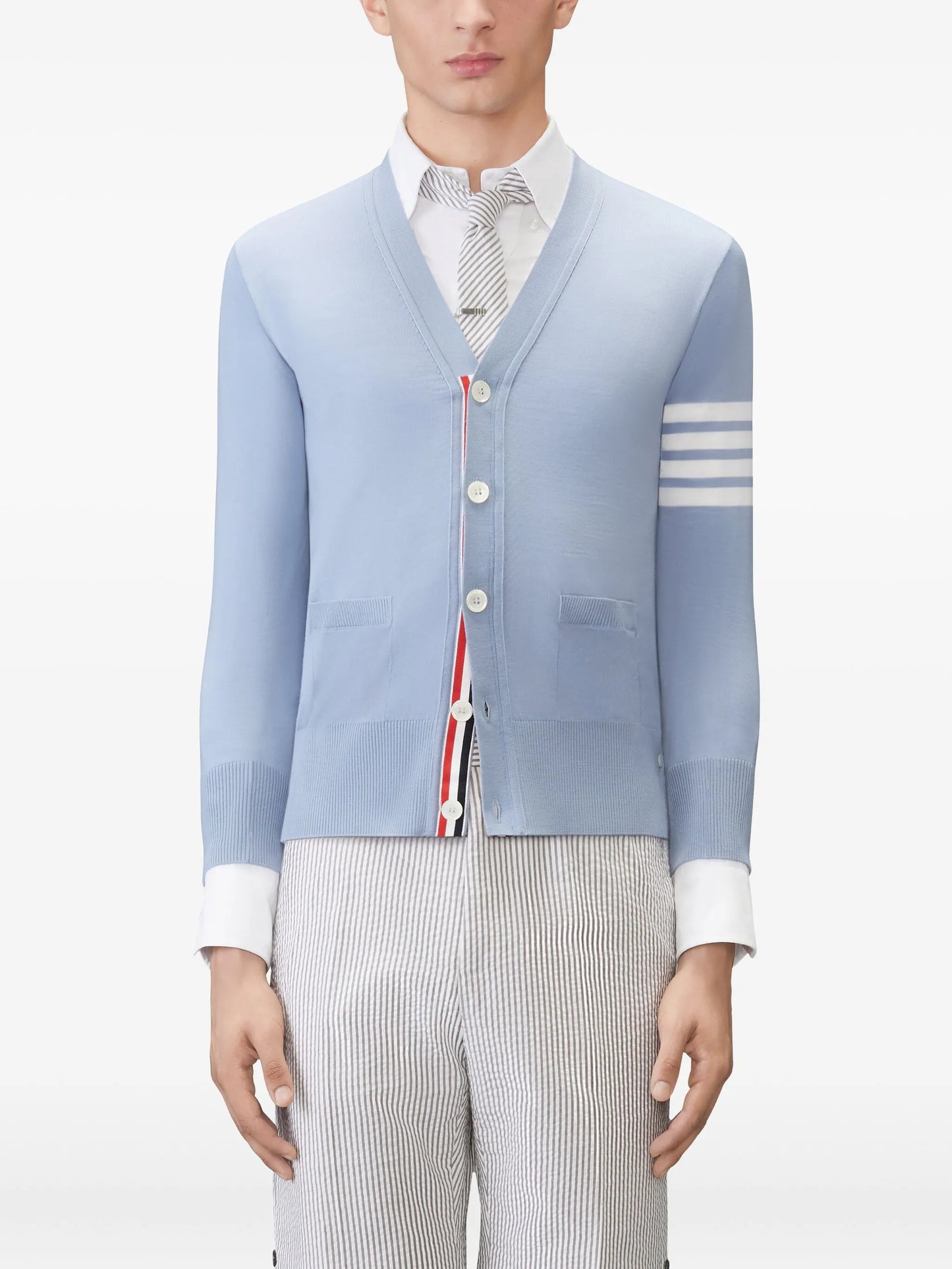 merino wool 4-Bar cardigan