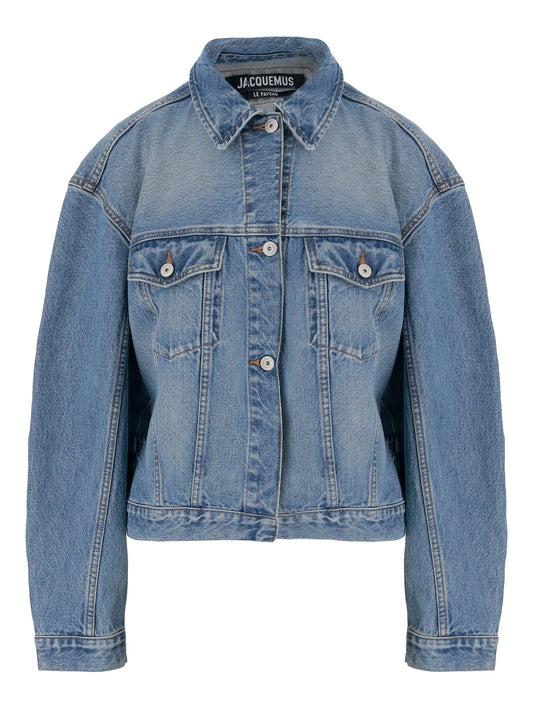 belted denim jacket