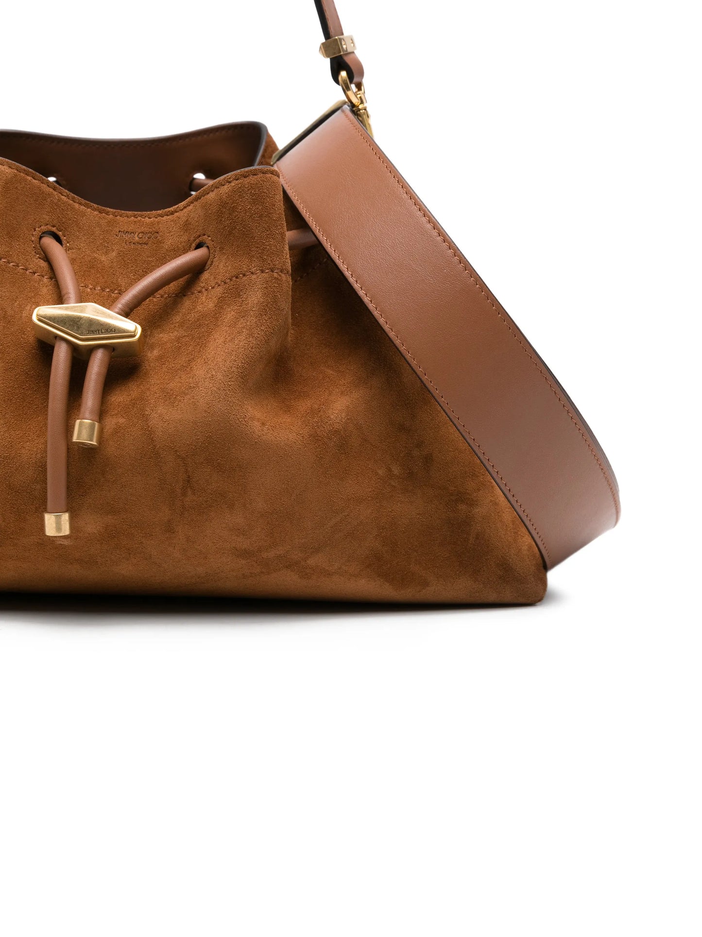 medium Cinch suede shoulder bag