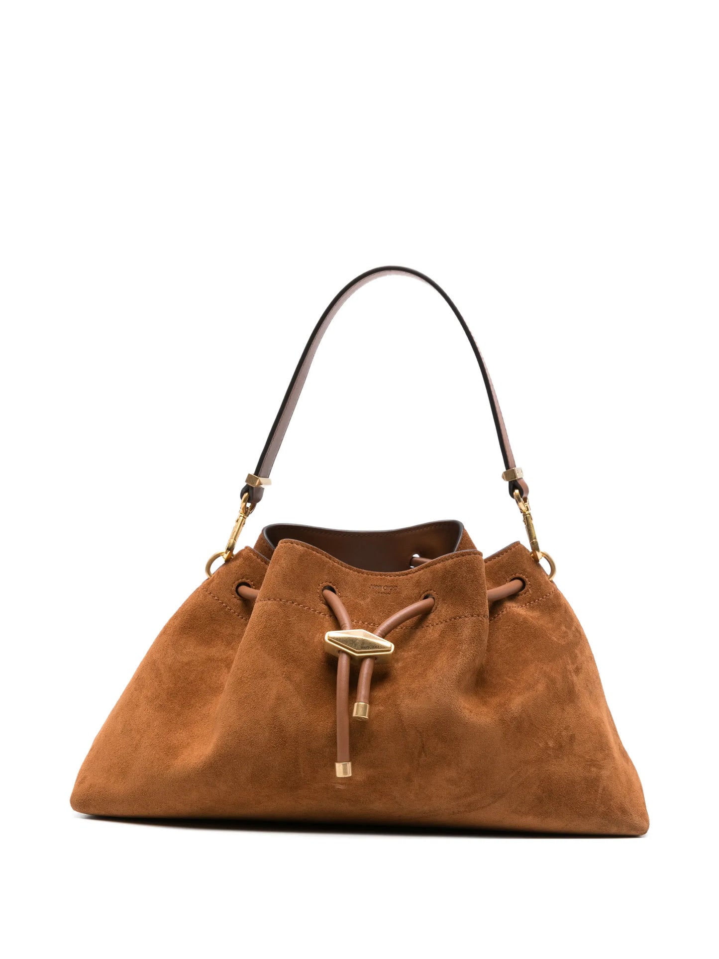 medium Cinch suede shoulder bag