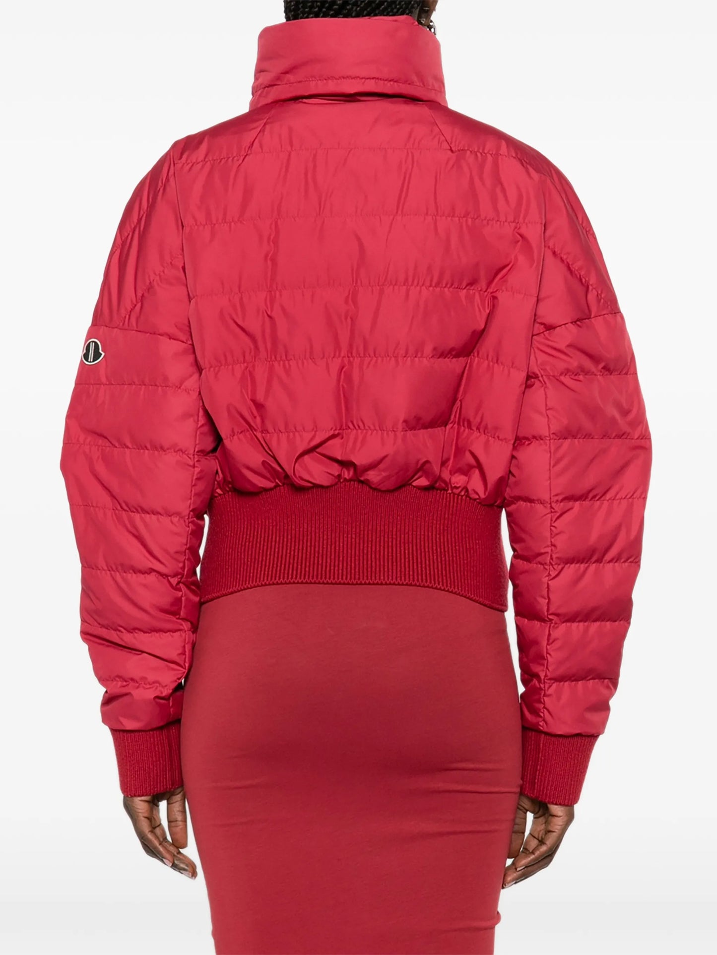 cropped quilted jacket