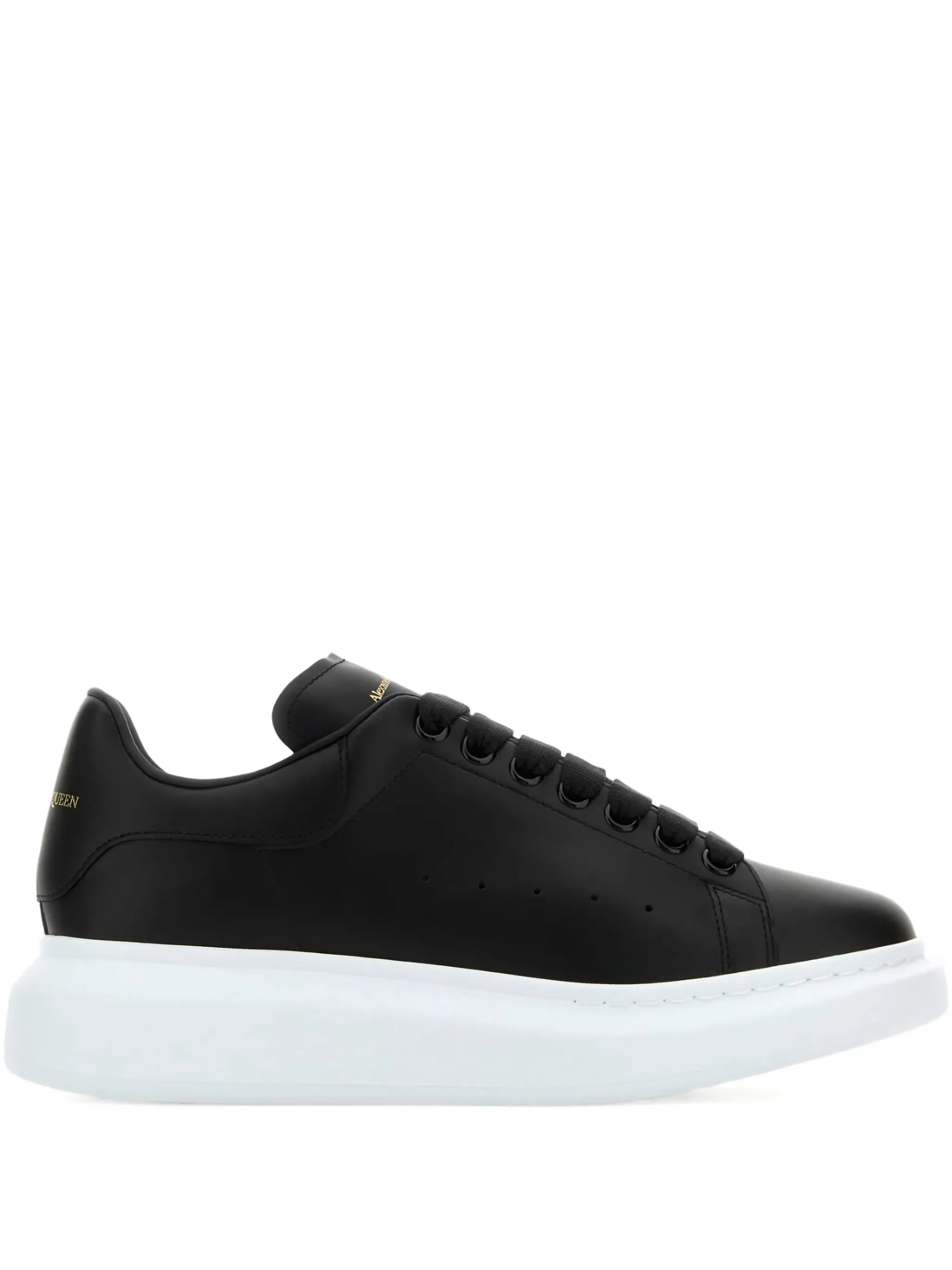 Oversized leather sneakers
