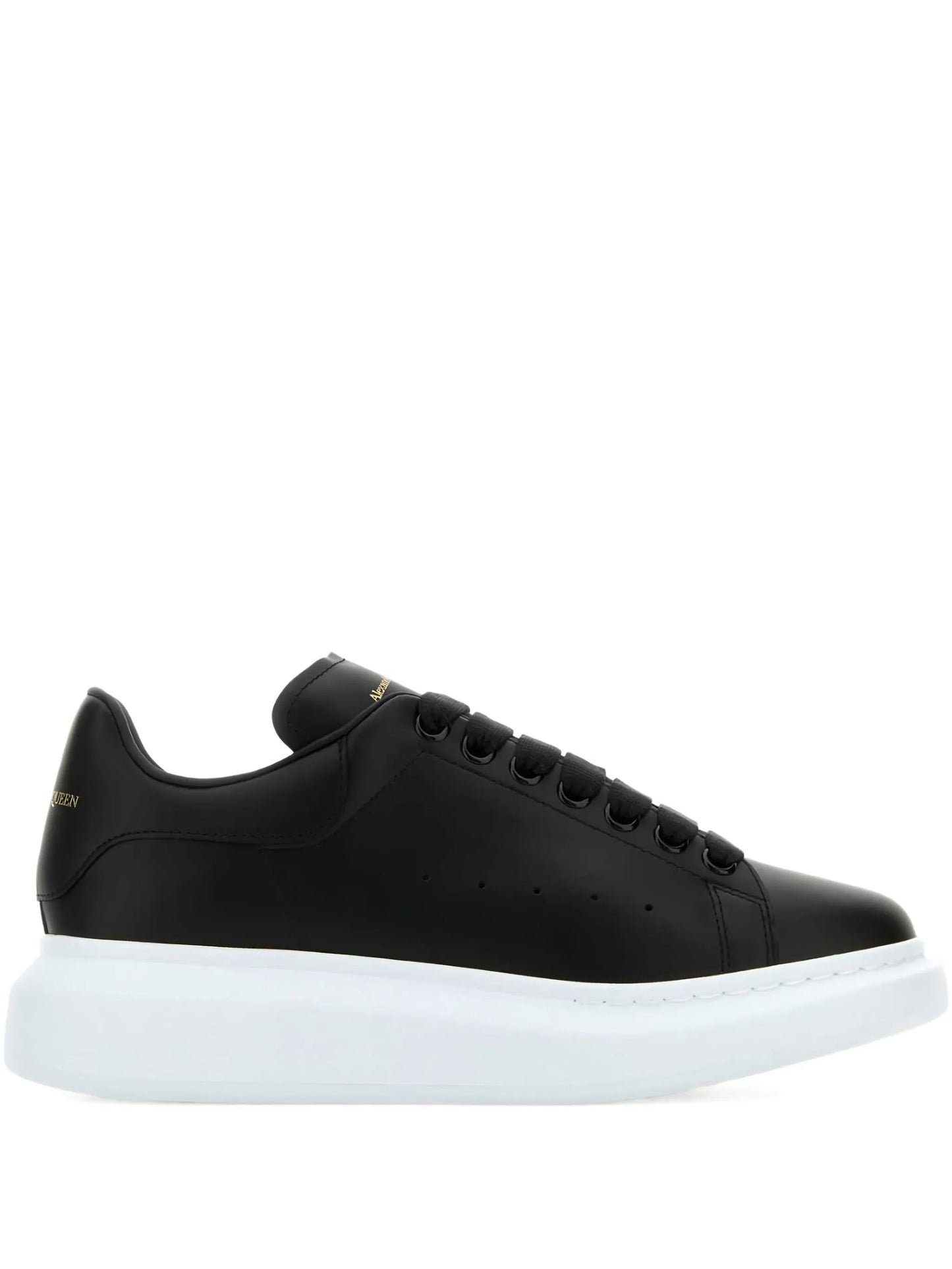Oversized leather sneakers