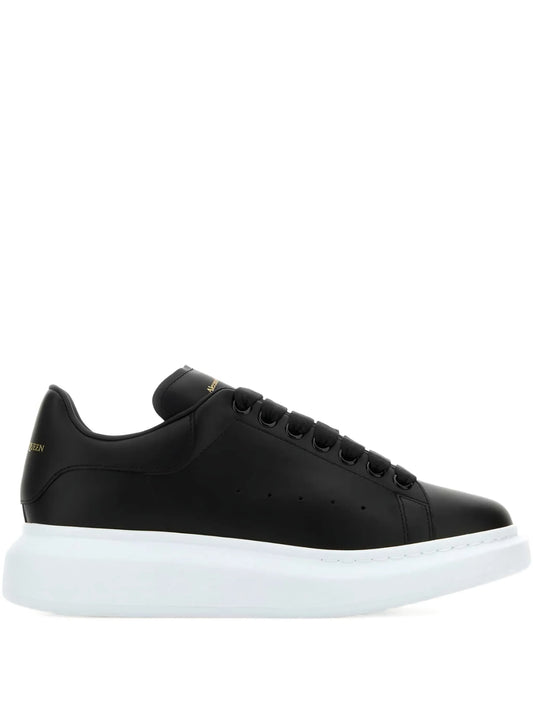 Oversized leather sneakers