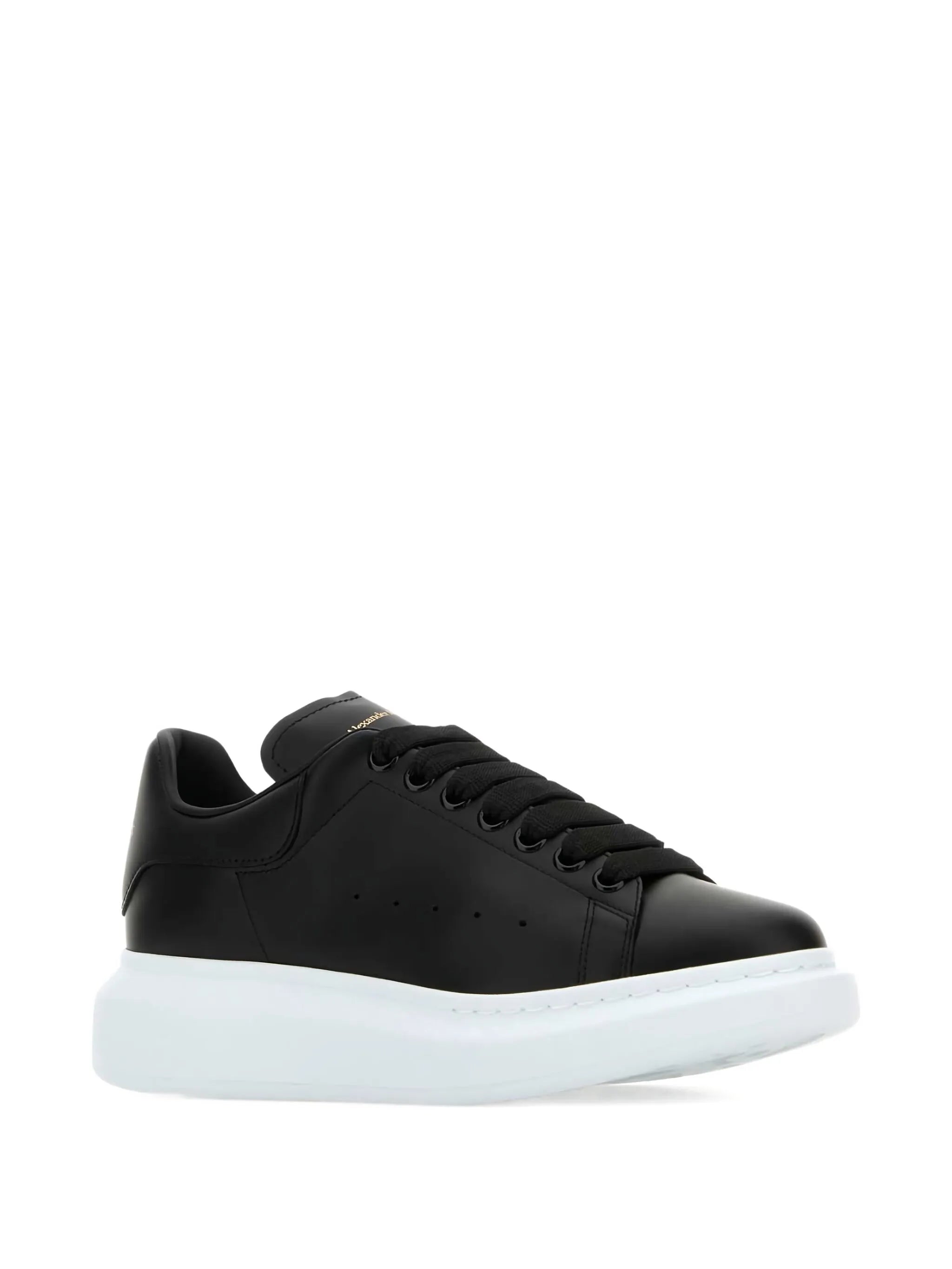 Oversized leather sneakers