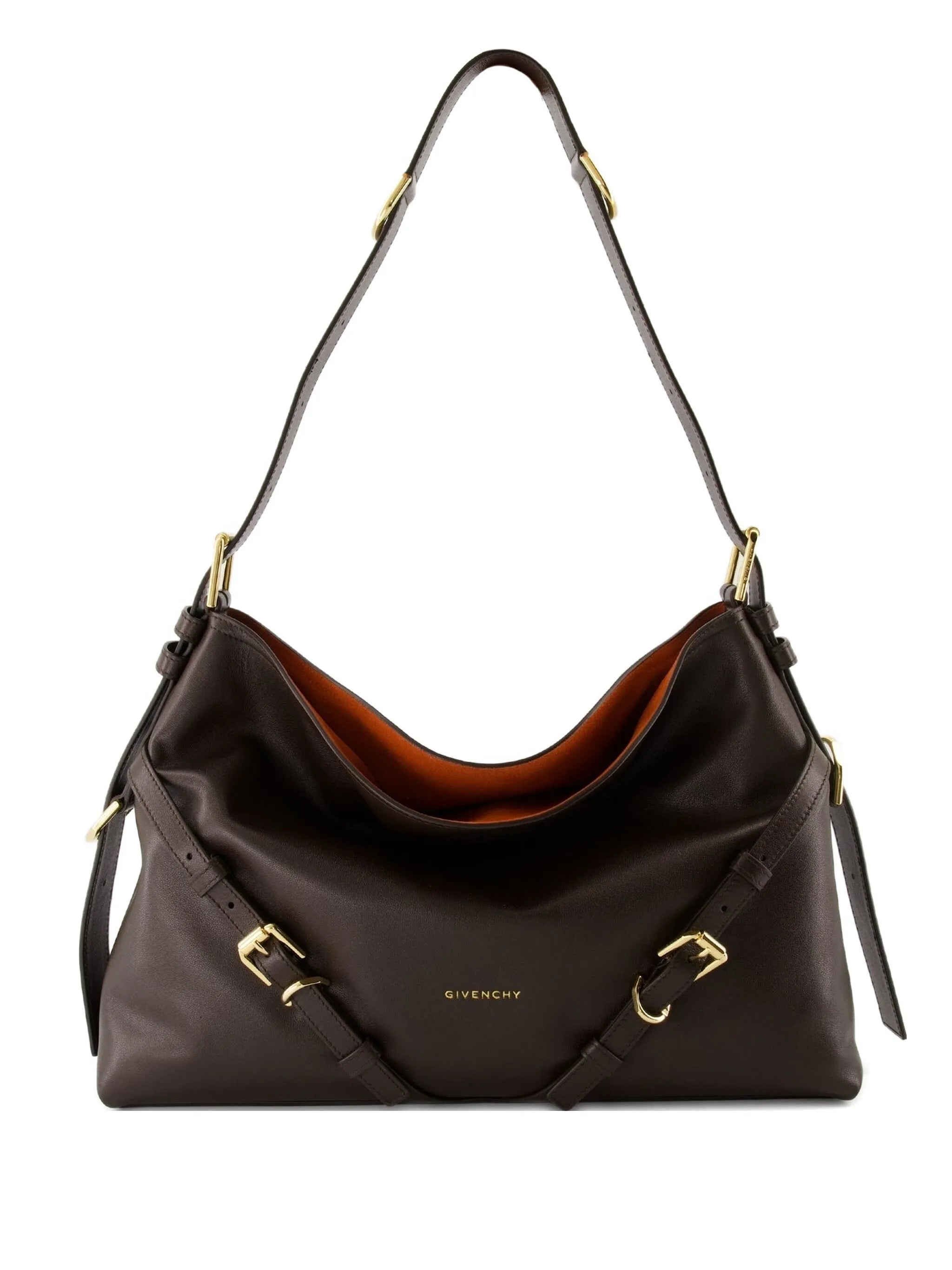 medium Voyou buckle-fastening calfskin shoulder bag