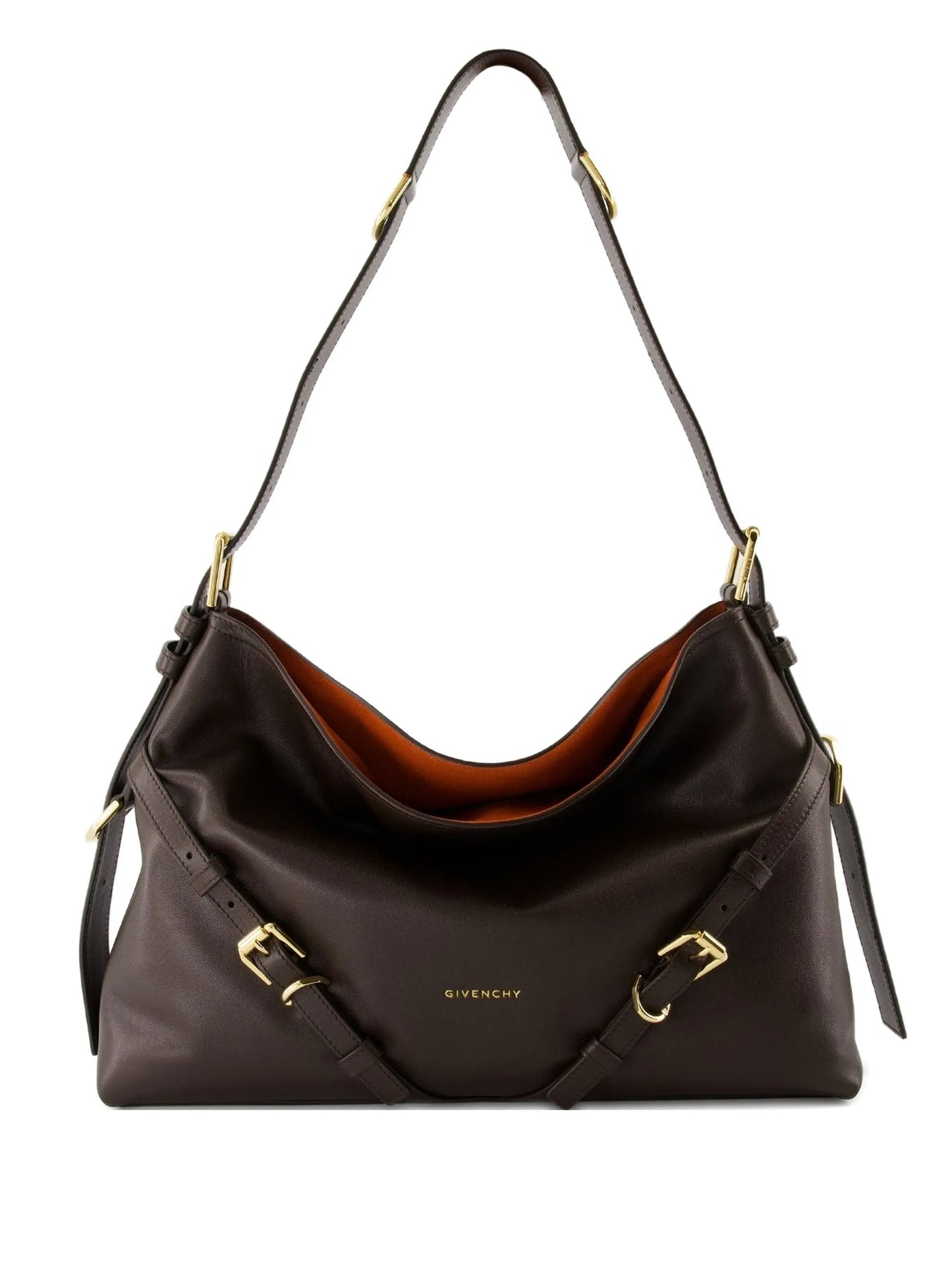 medium Voyou buckle-fastening calfskin shoulder bag