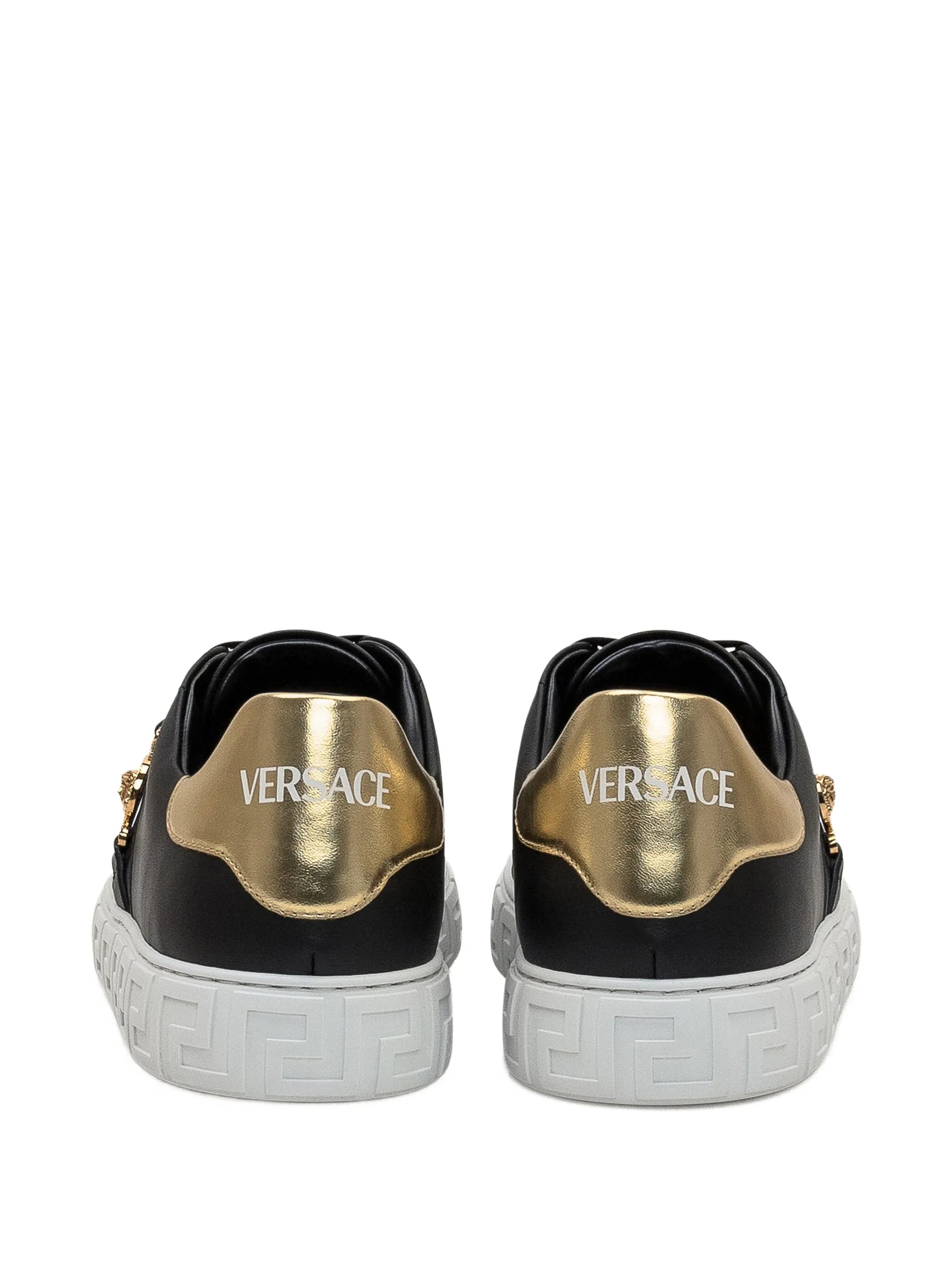 Greca leather sneakers
