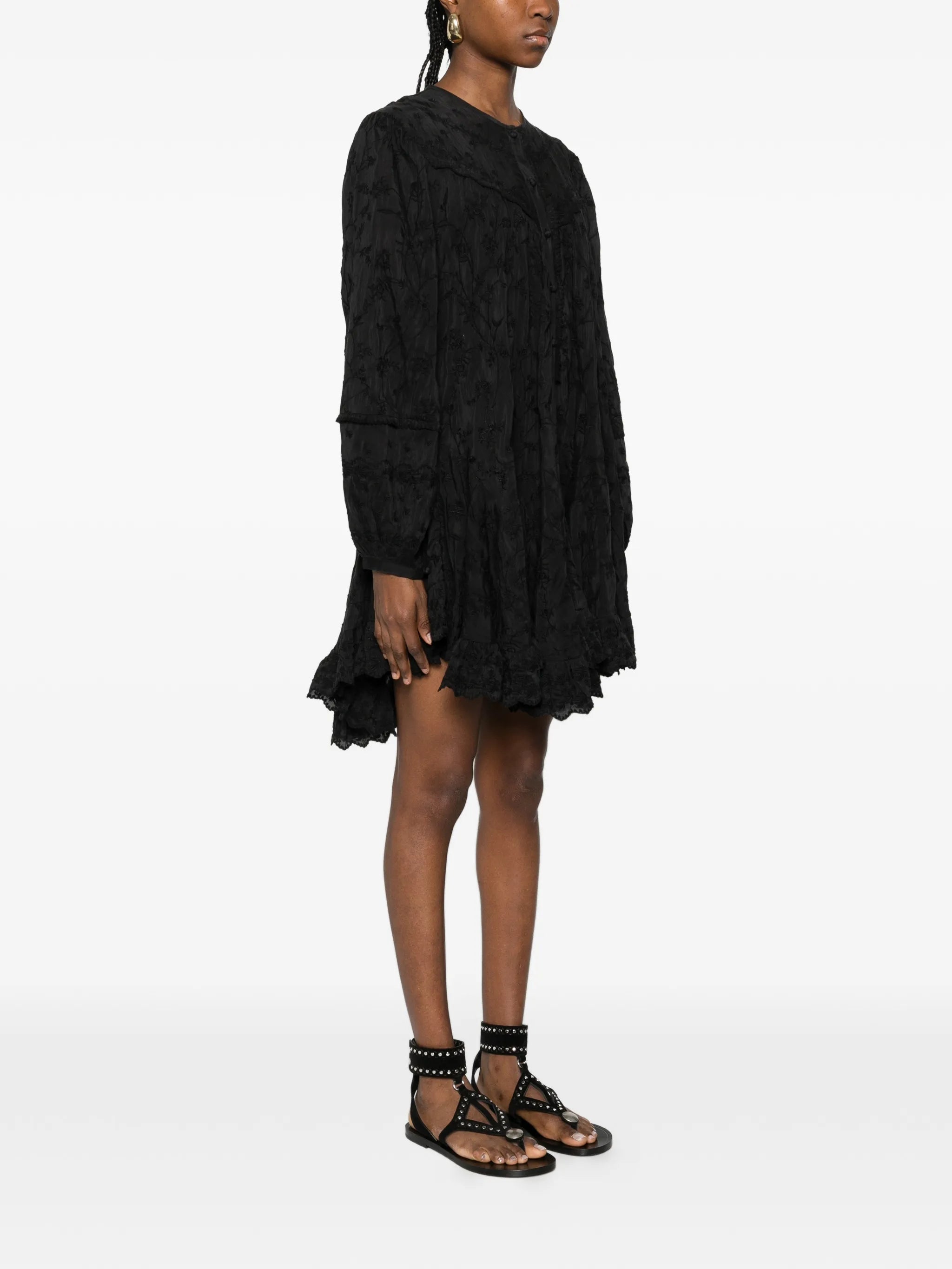 Zame long-sleeved mini dress