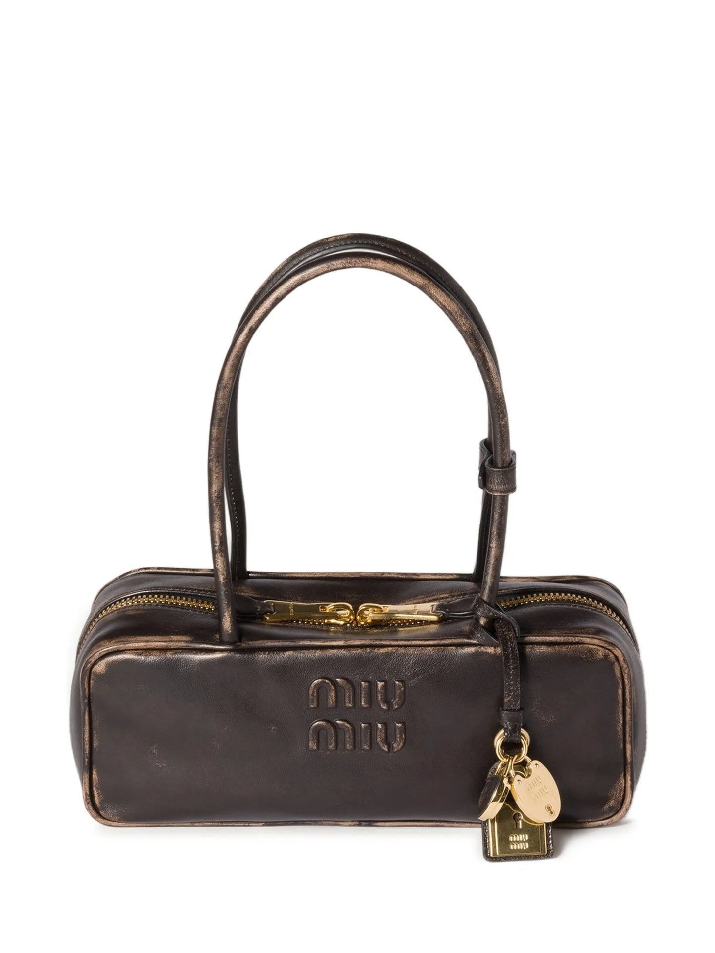 Beau logo-embossed tote bag
