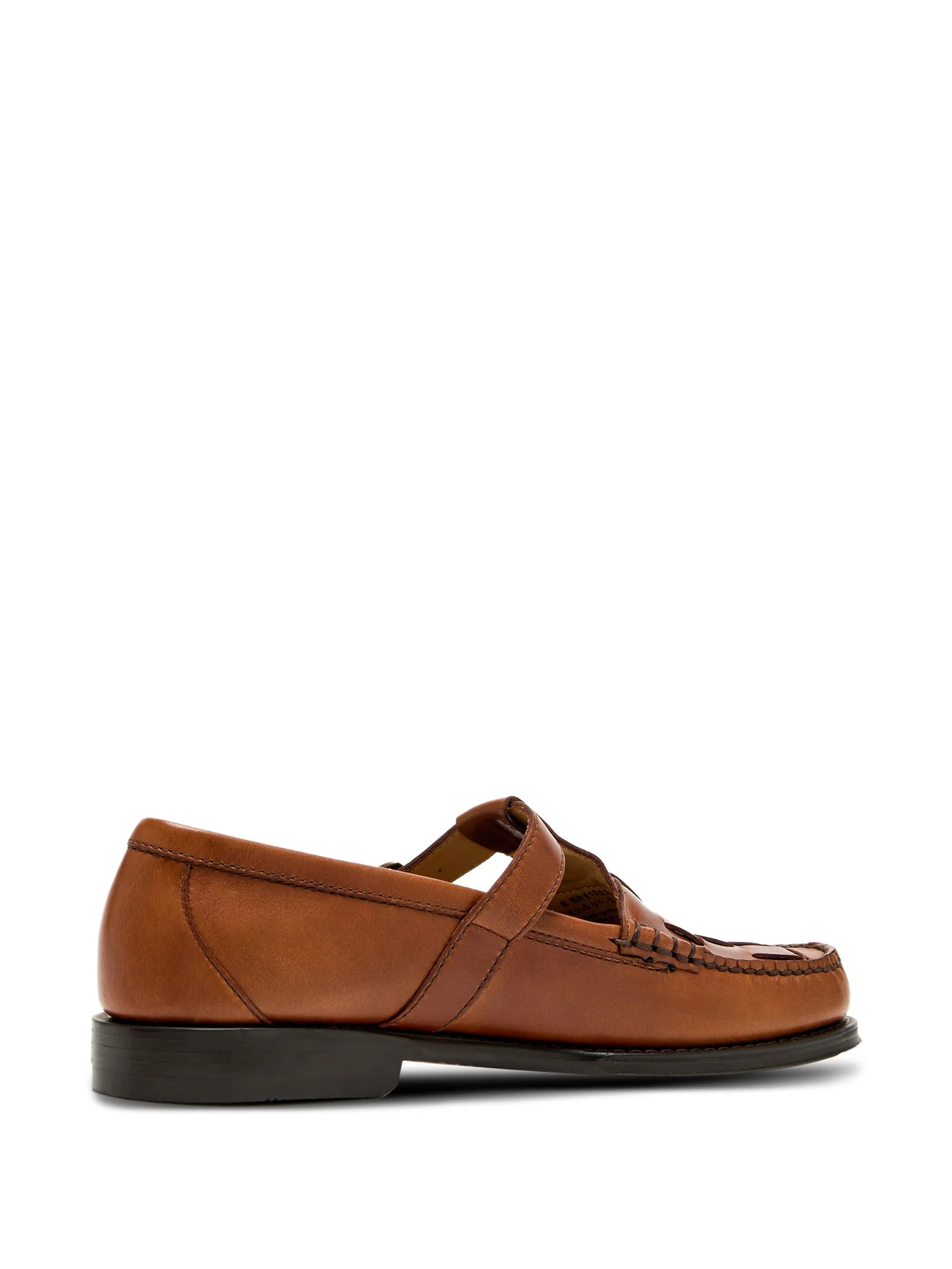 Weejuns Fisherman sandals in mid brown leather