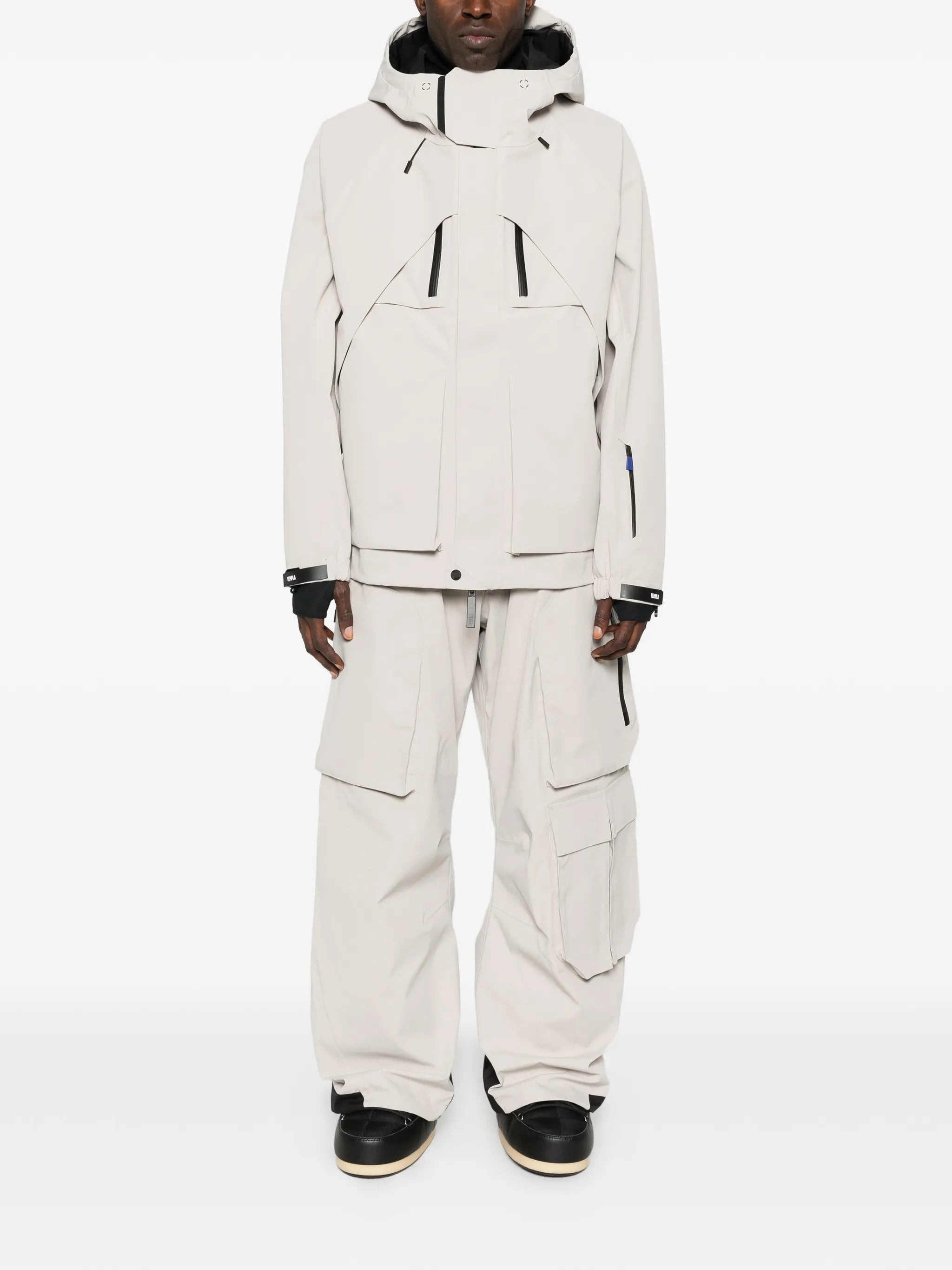 hooded ski jacket