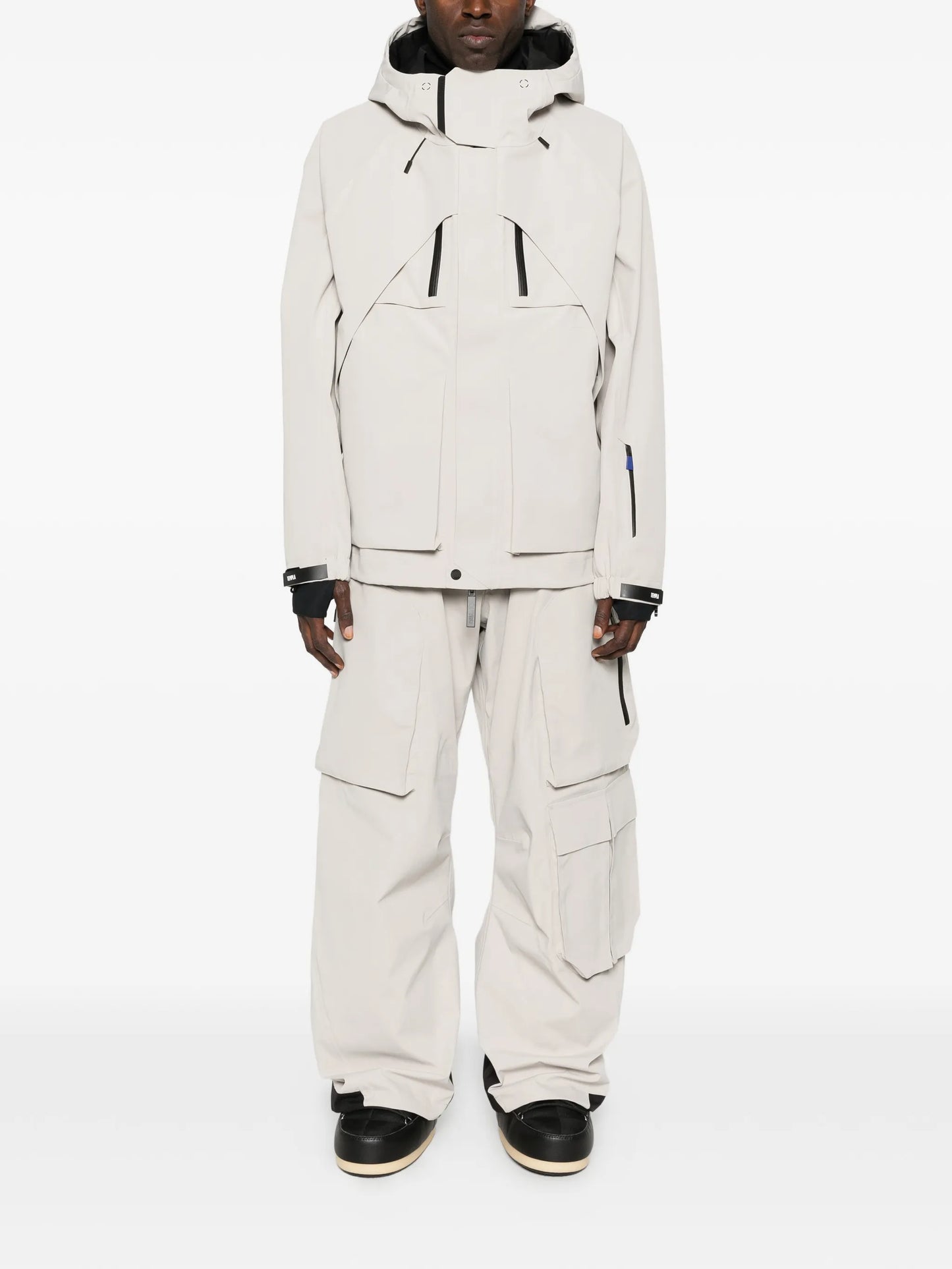 hooded ski jacket
