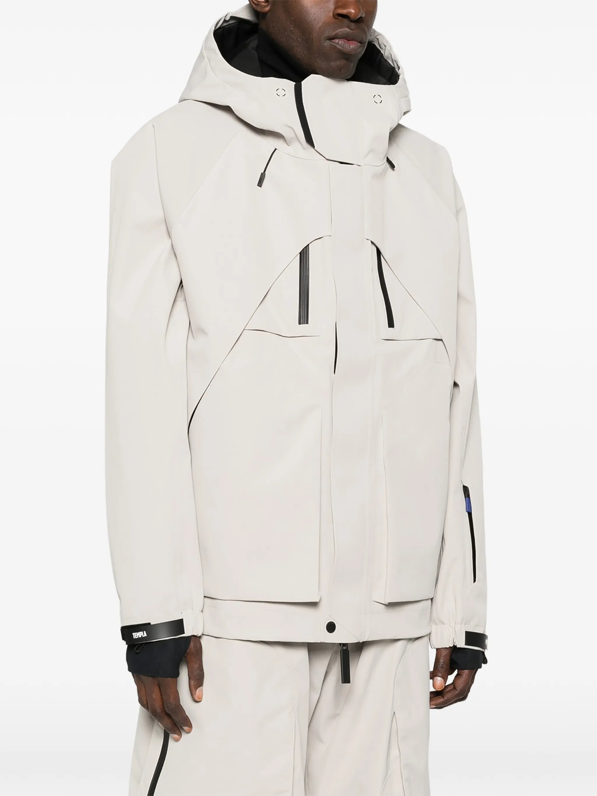 hooded ski jacket