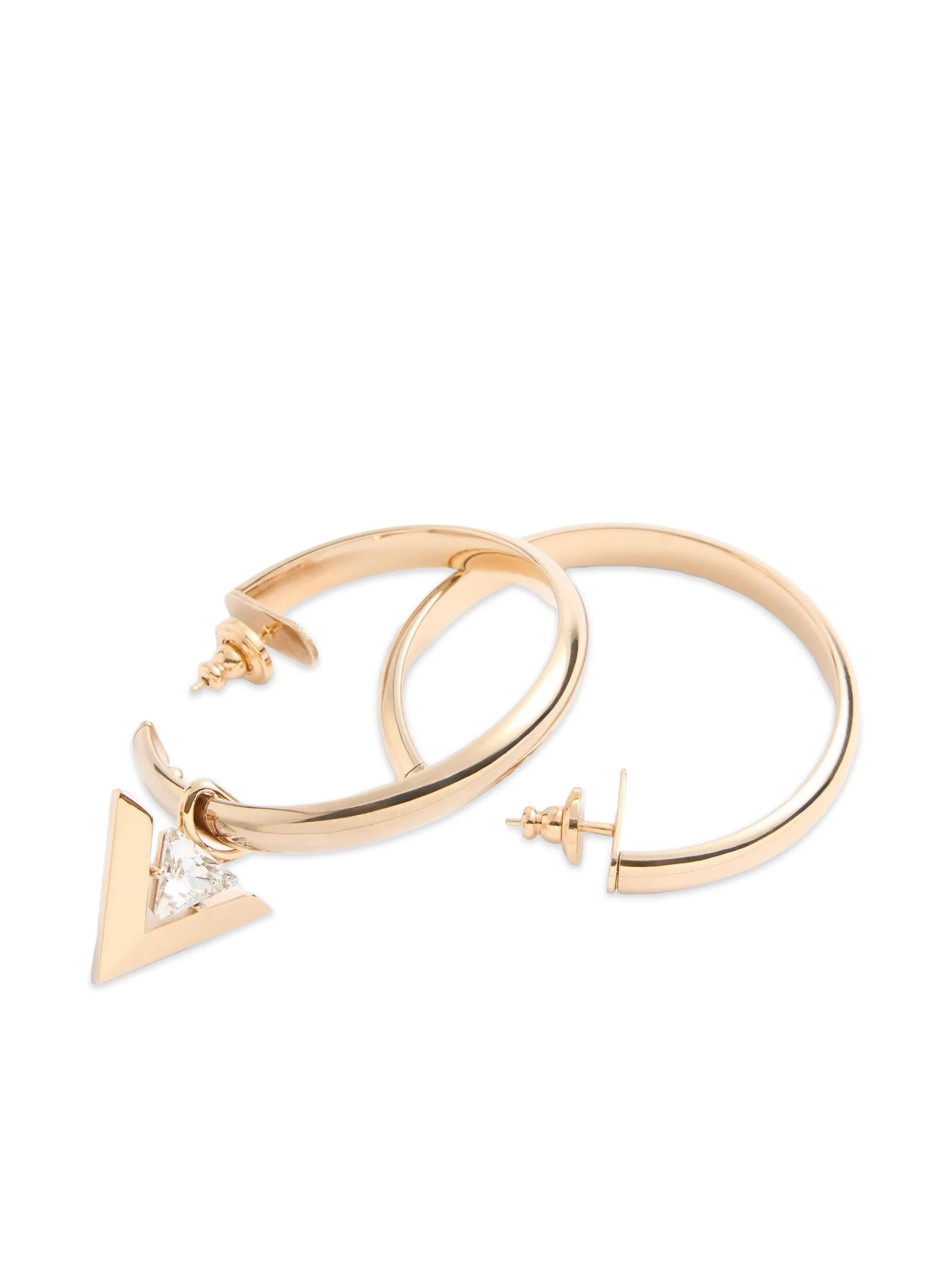 Je Les V-metal earrings