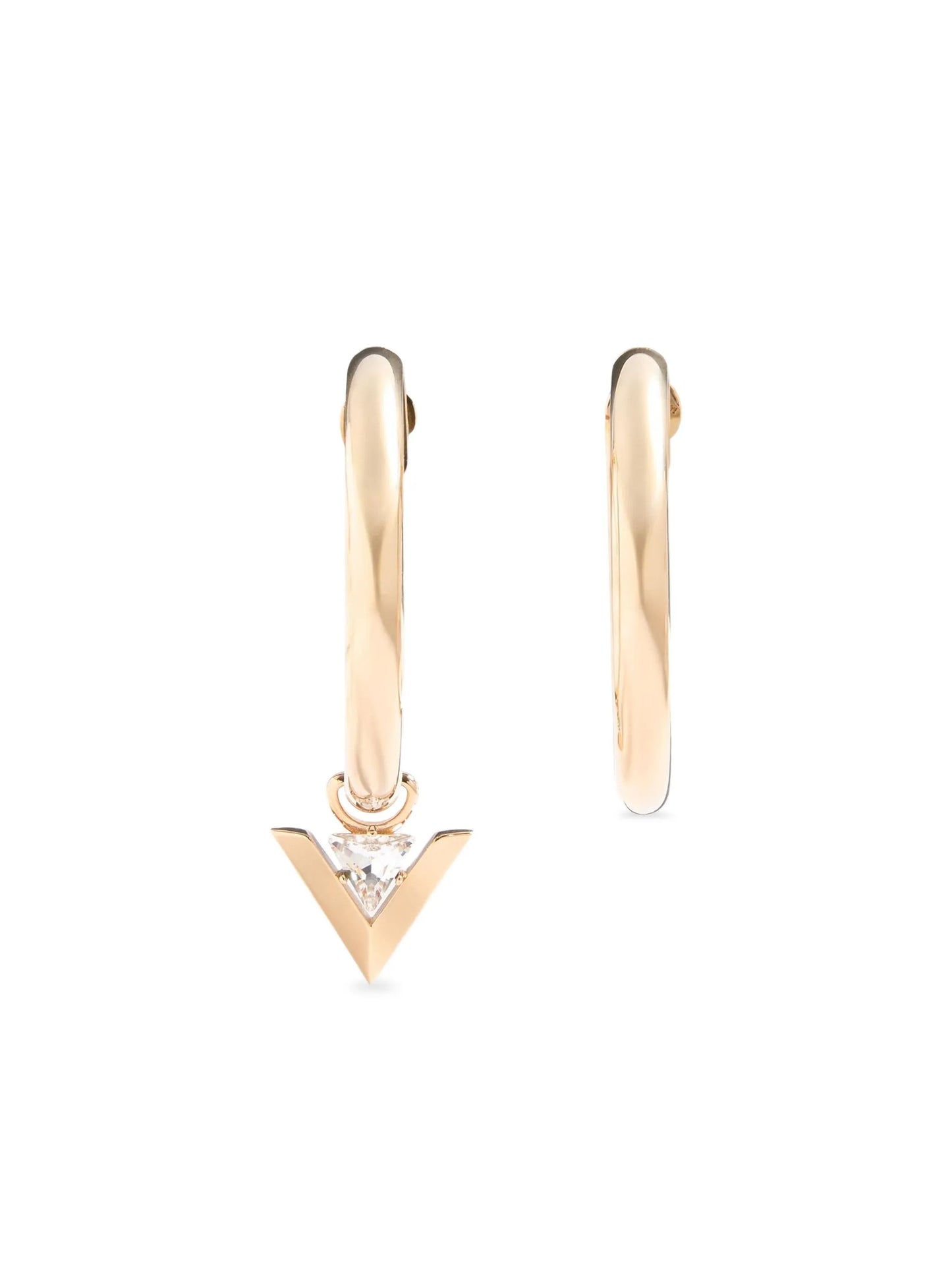 Je Les V-metal earrings