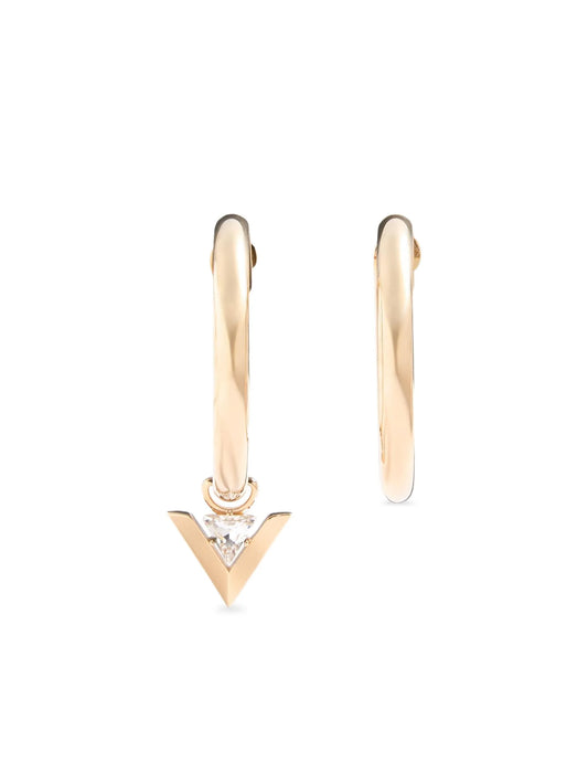 Je Les V-metal earrings
