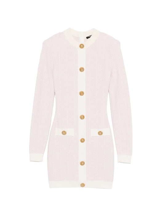 buttoned mini dress