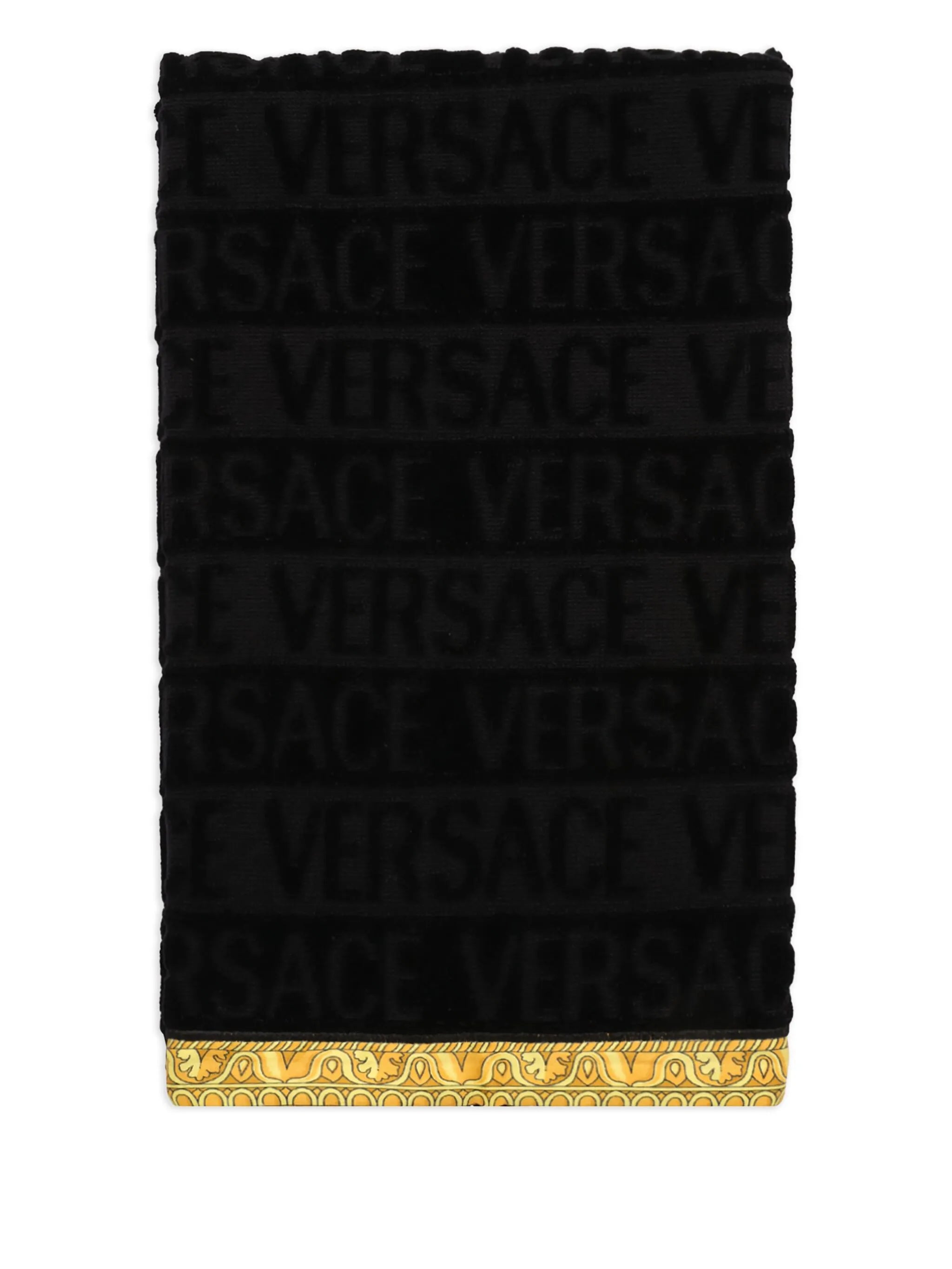 Barocco-print towel