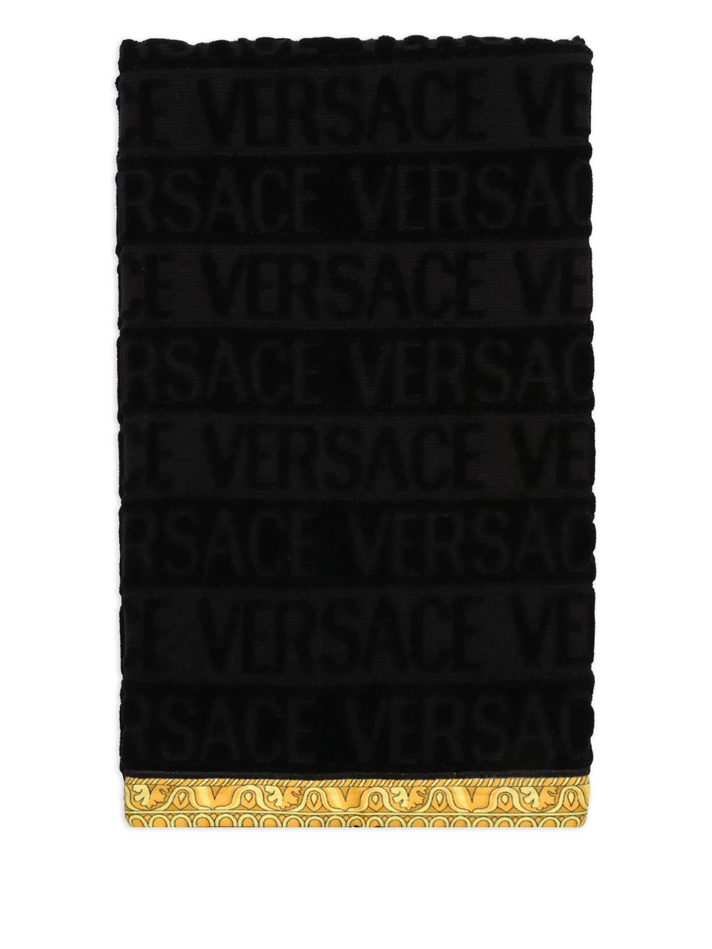 Barocco-print towel