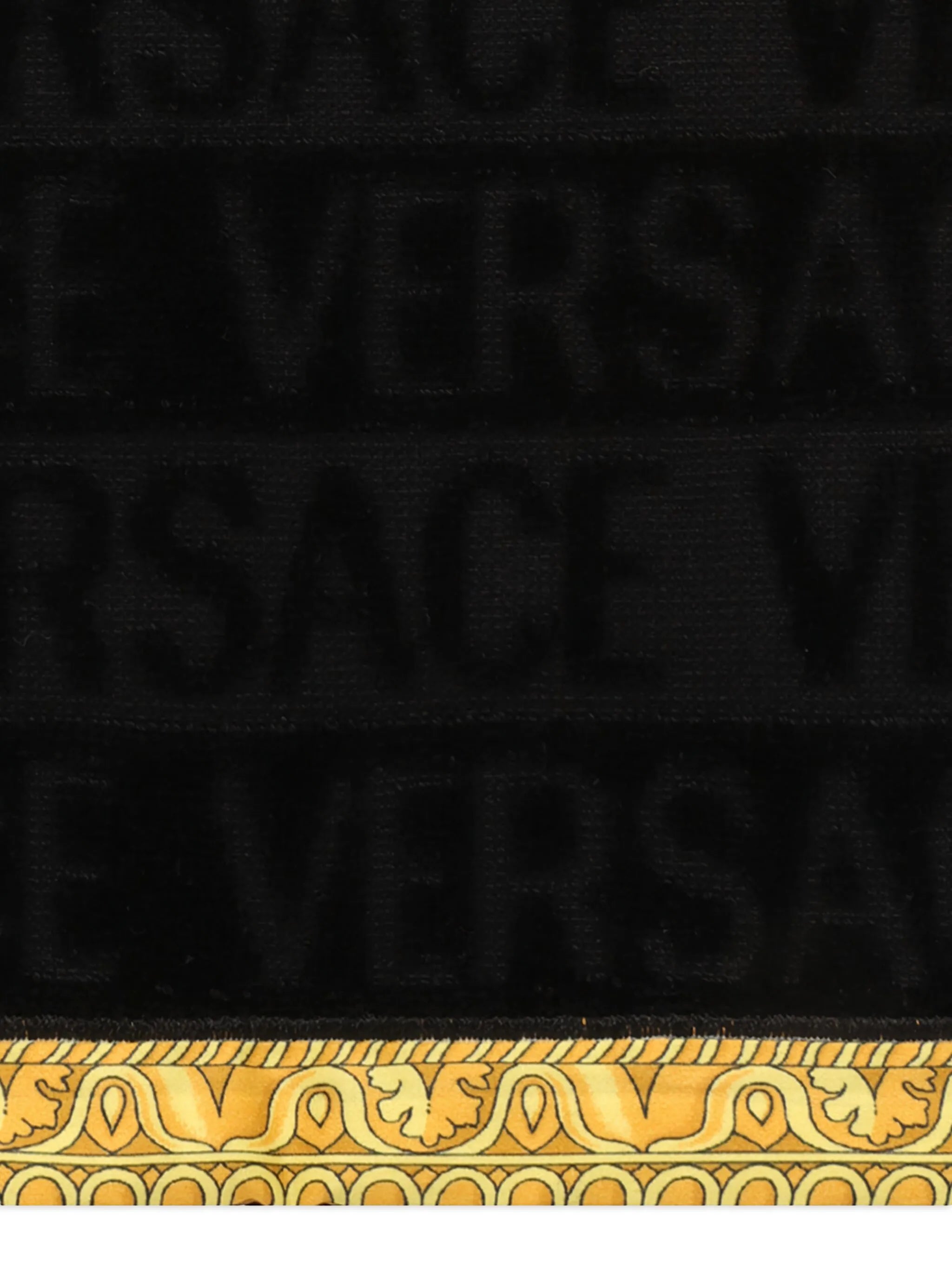 Barocco-print towel