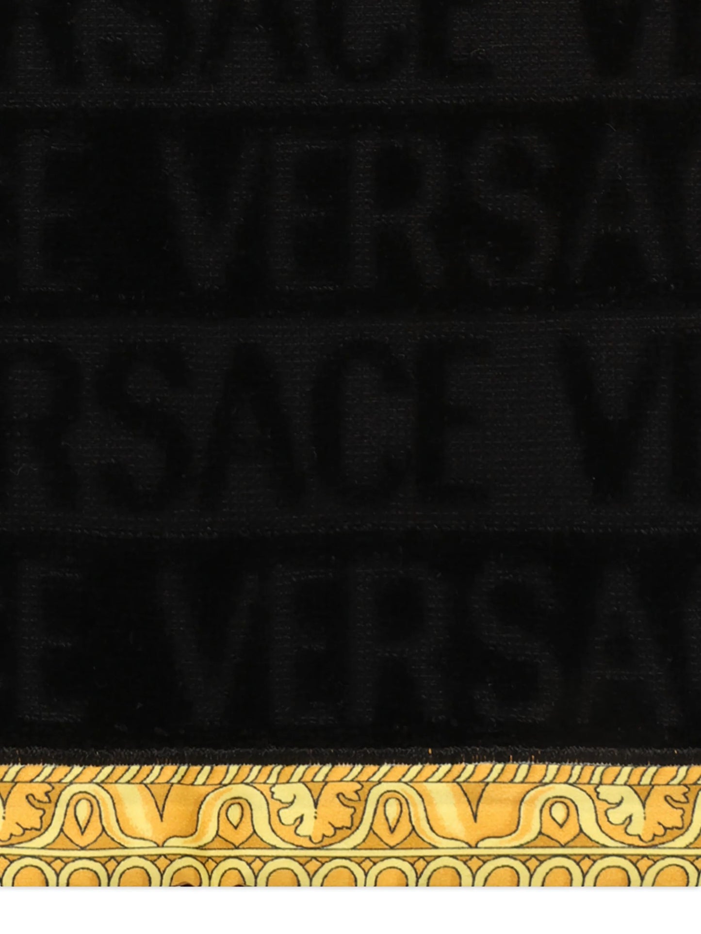 Barocco-print towel