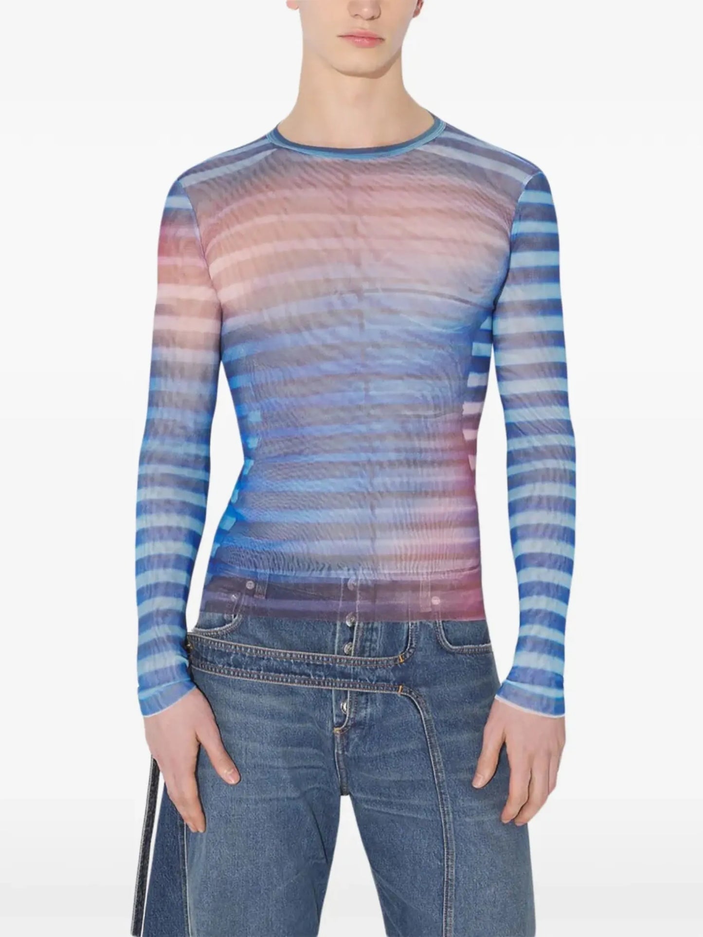 striped top