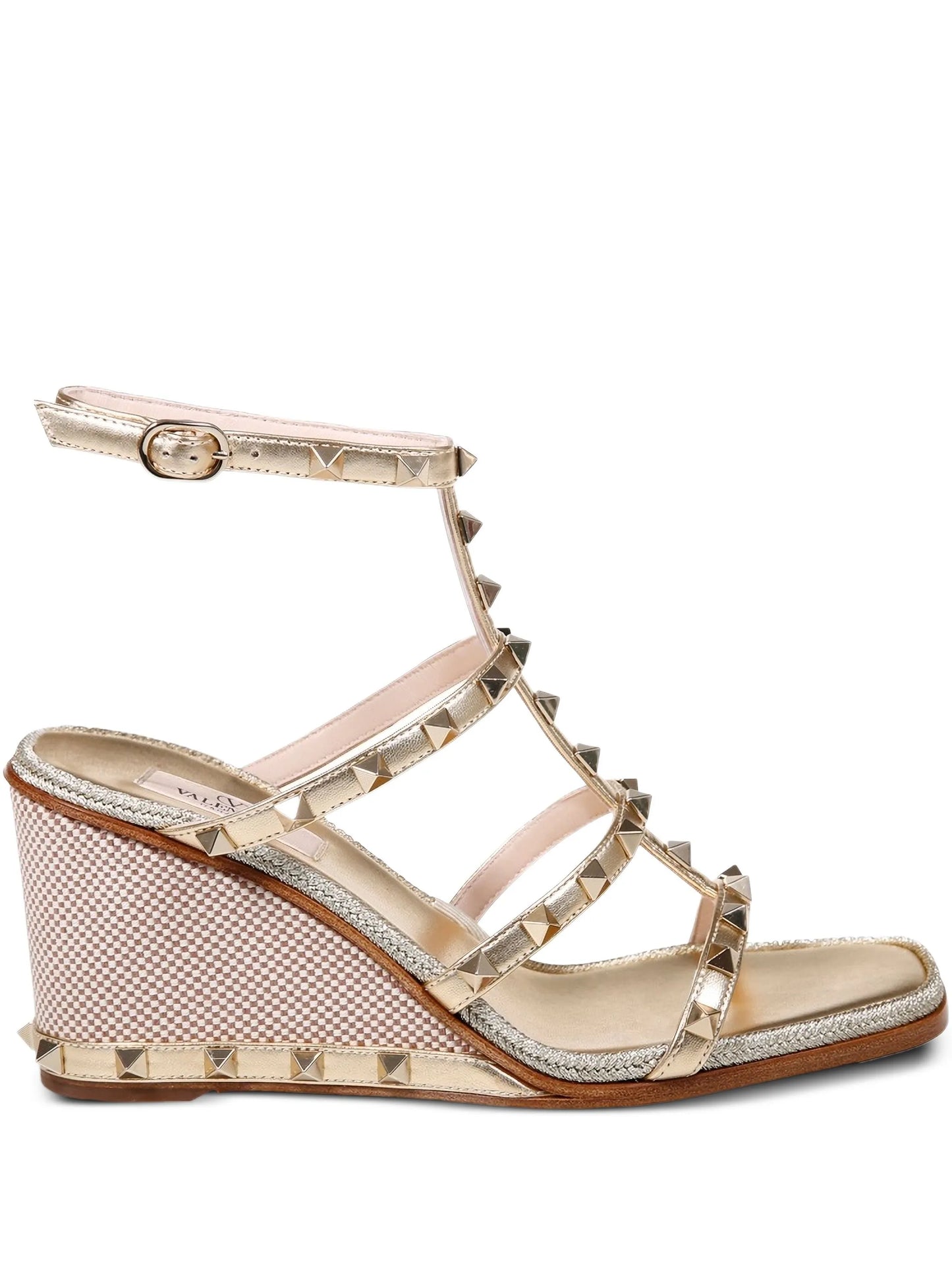 80mm studded wedge-heel sandals