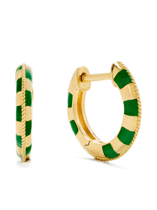 9CT yellow gold hoops earrings