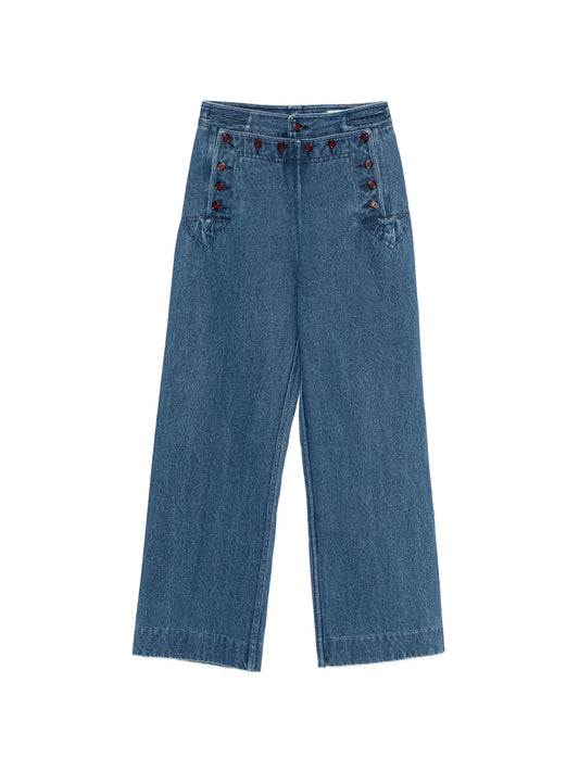 Sailor buttoned jeans