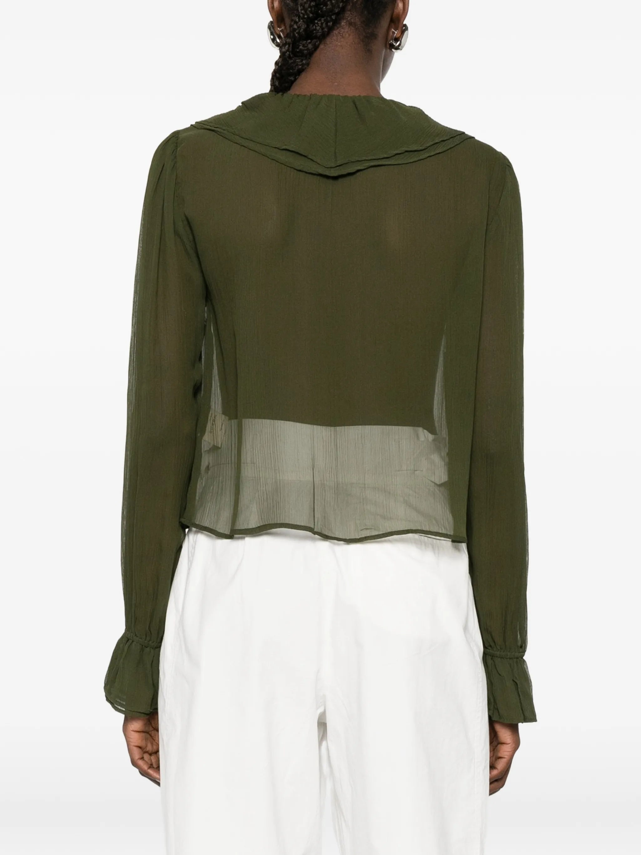 Flounce blouse