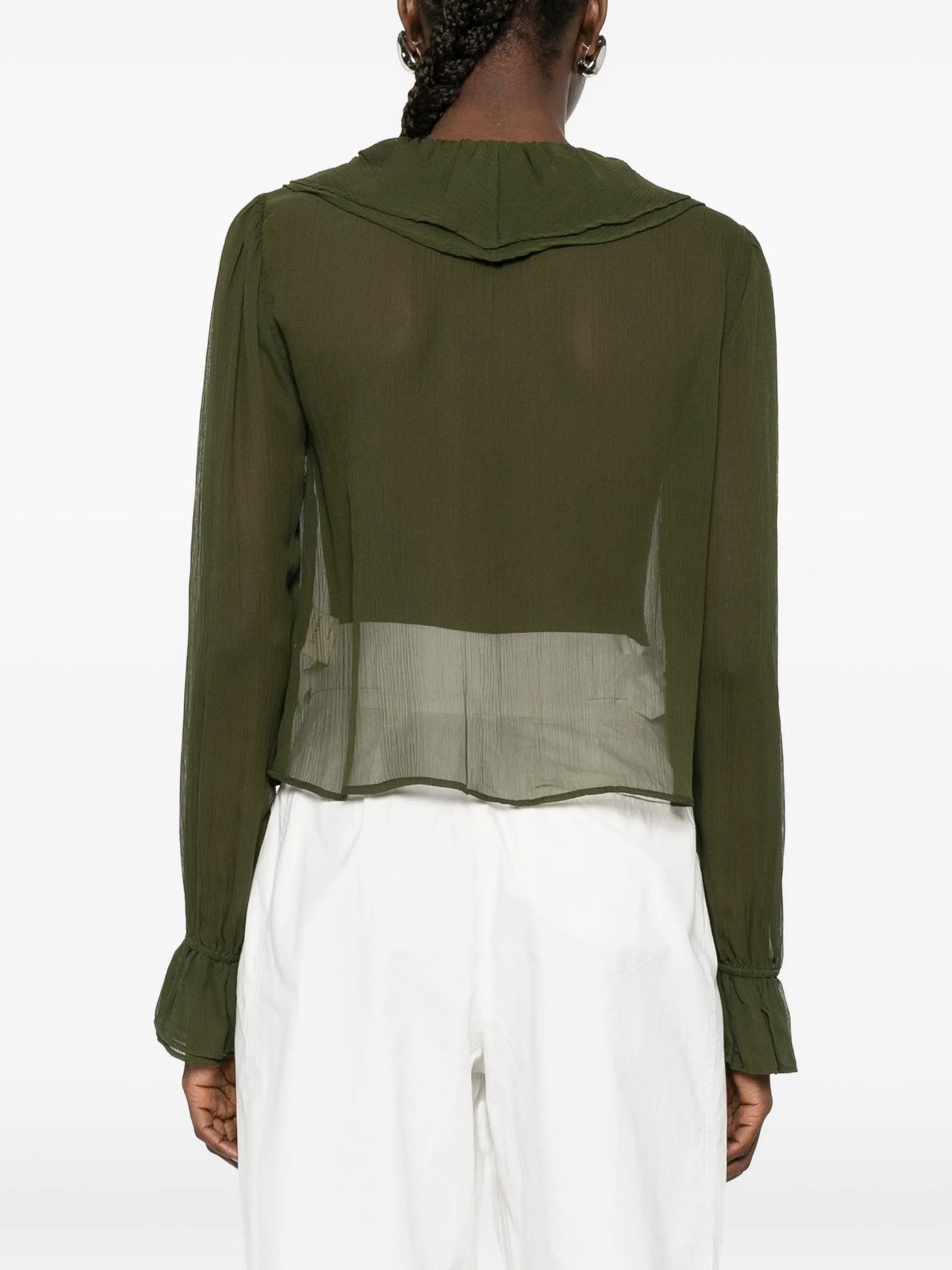 Flounce blouse