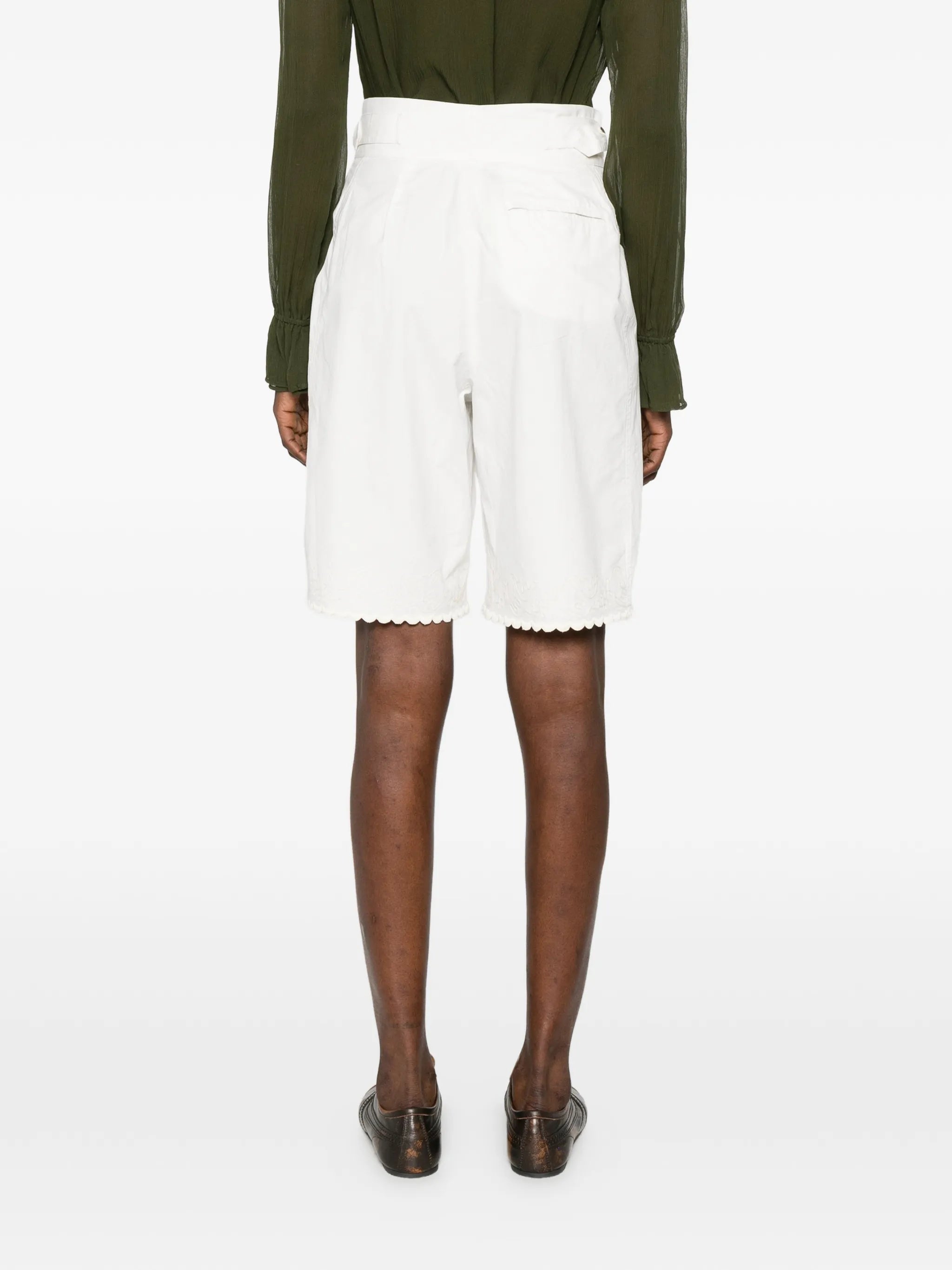 closerie scallop shorts