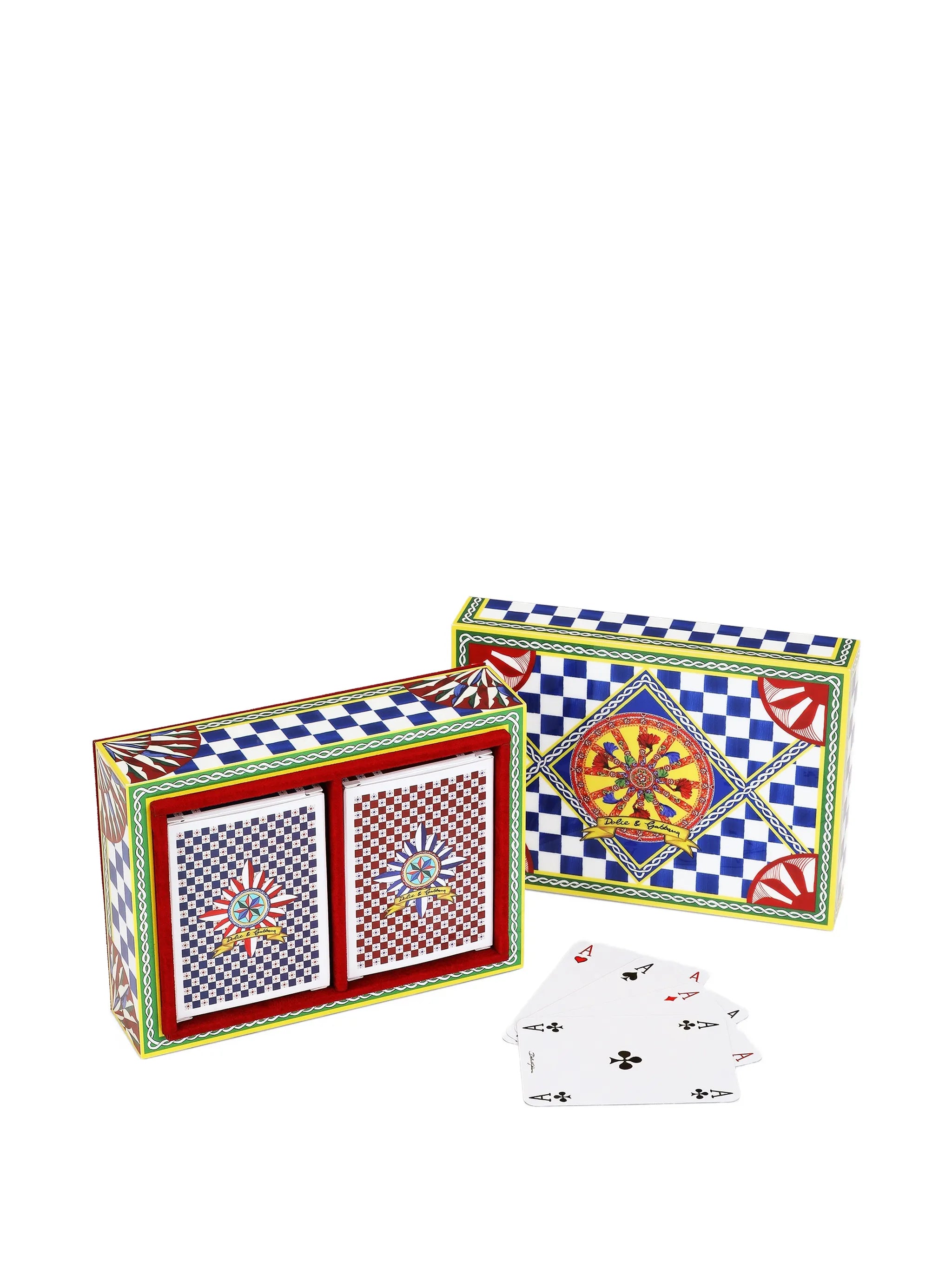 rectangular-shape poker set