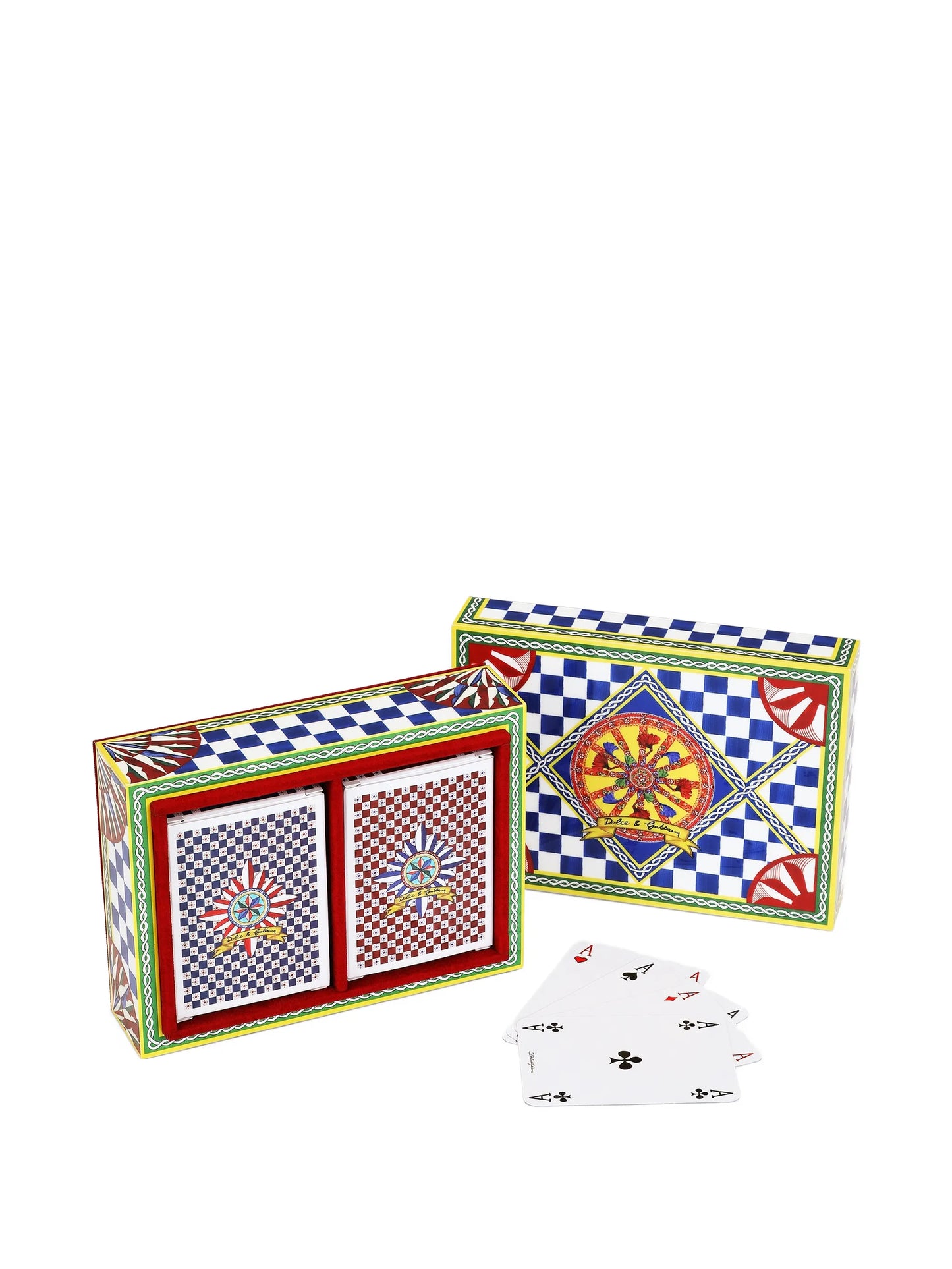 rectangular-shape poker set